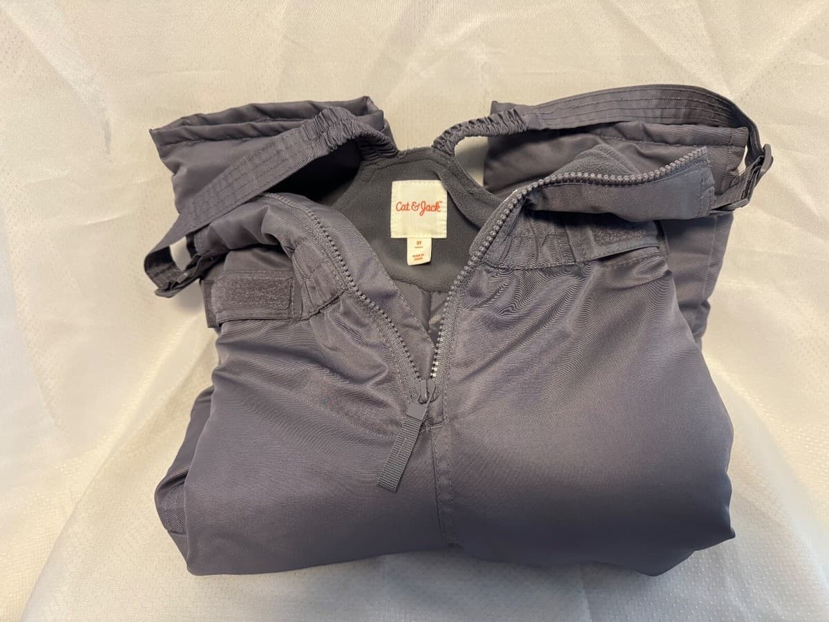 Toddler Snow Bib - Cat & Jack™ Navy Blue - Thumbnail 8