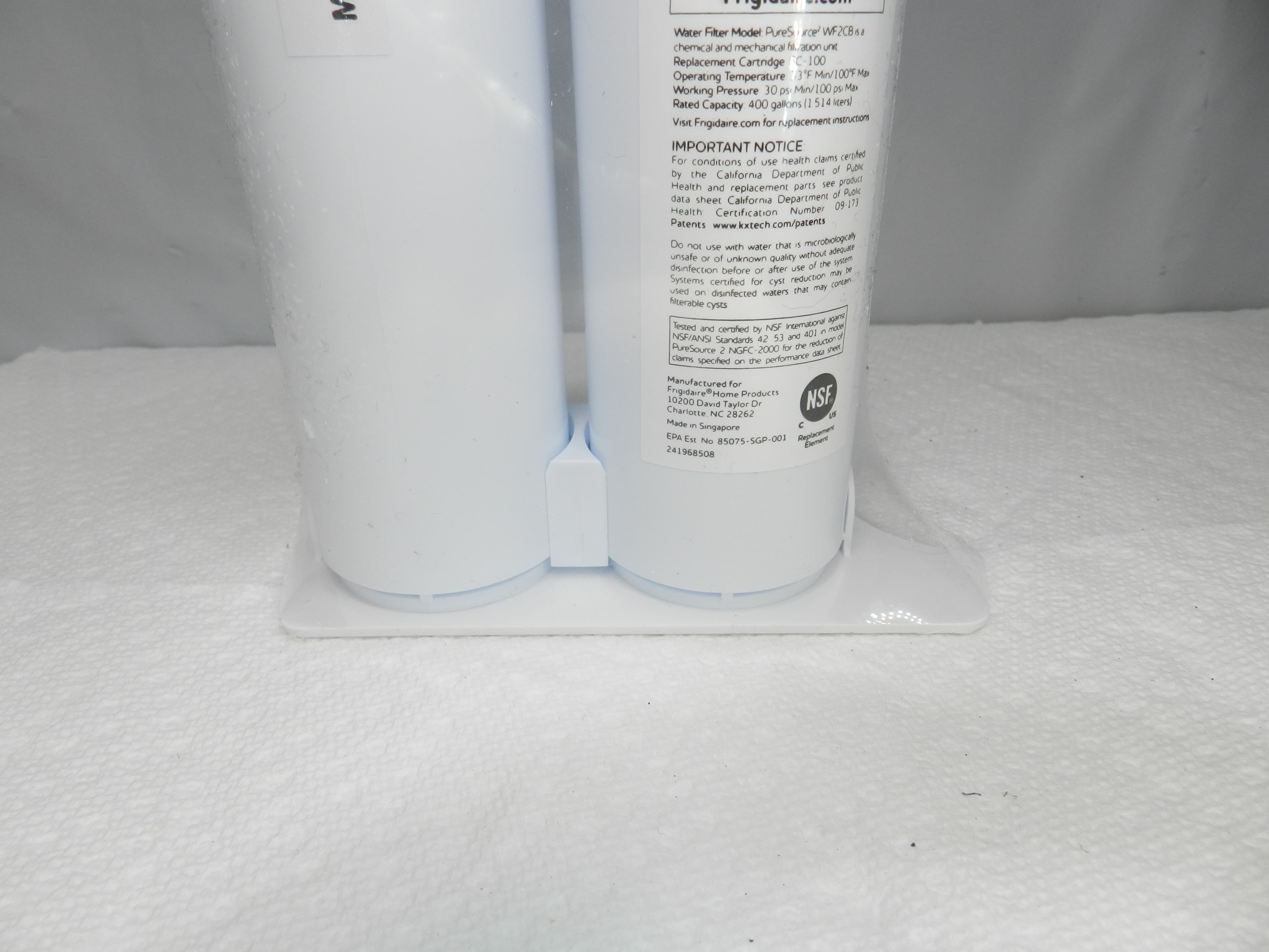 Frigidaire PureSource2 Water & Ice Refrigerator Filter WF2CB  (M85K) - Thumbnail 4