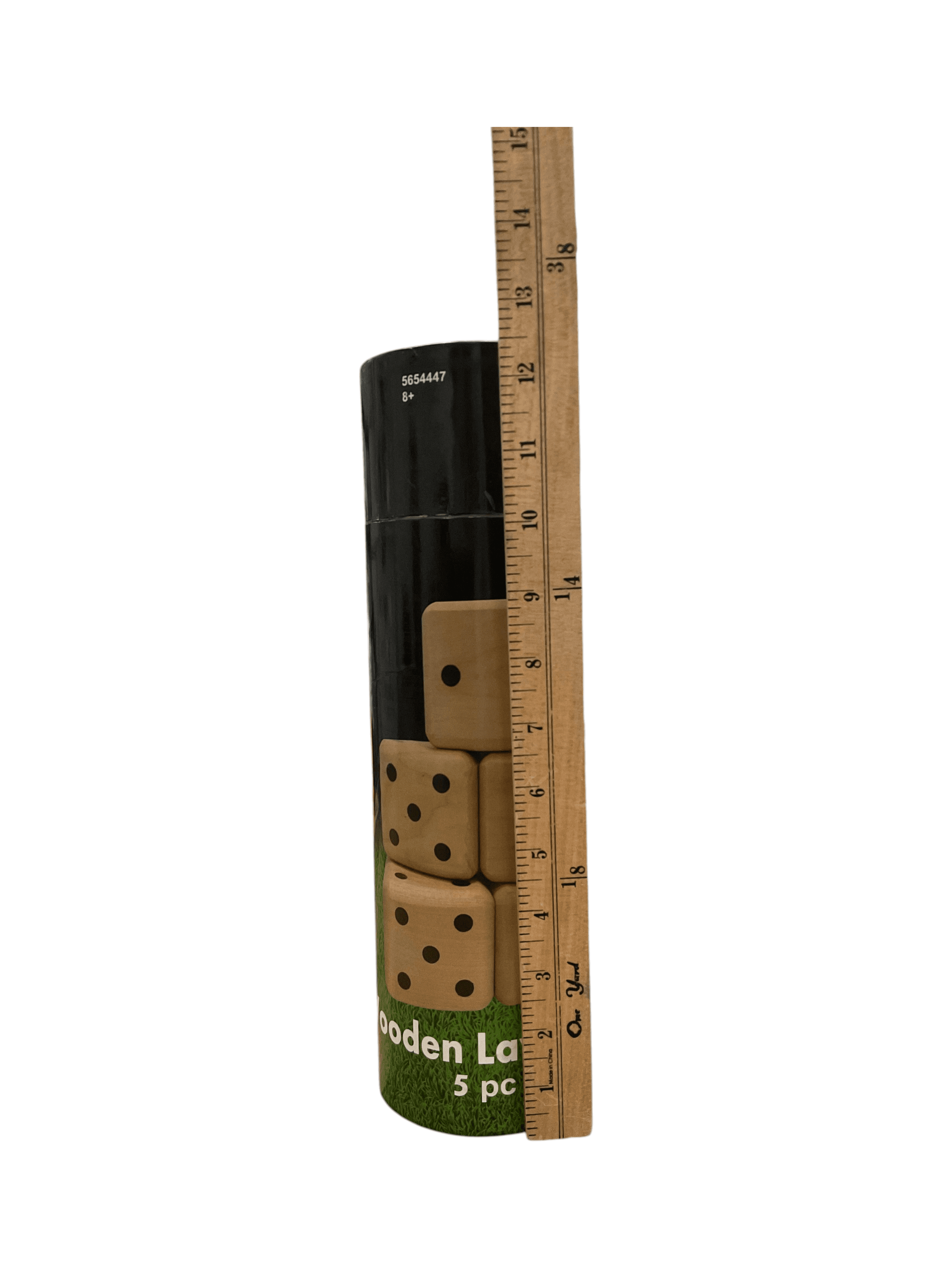 Summer Wooden Lawn Dice 5 Piece Set - Thumbnail 3