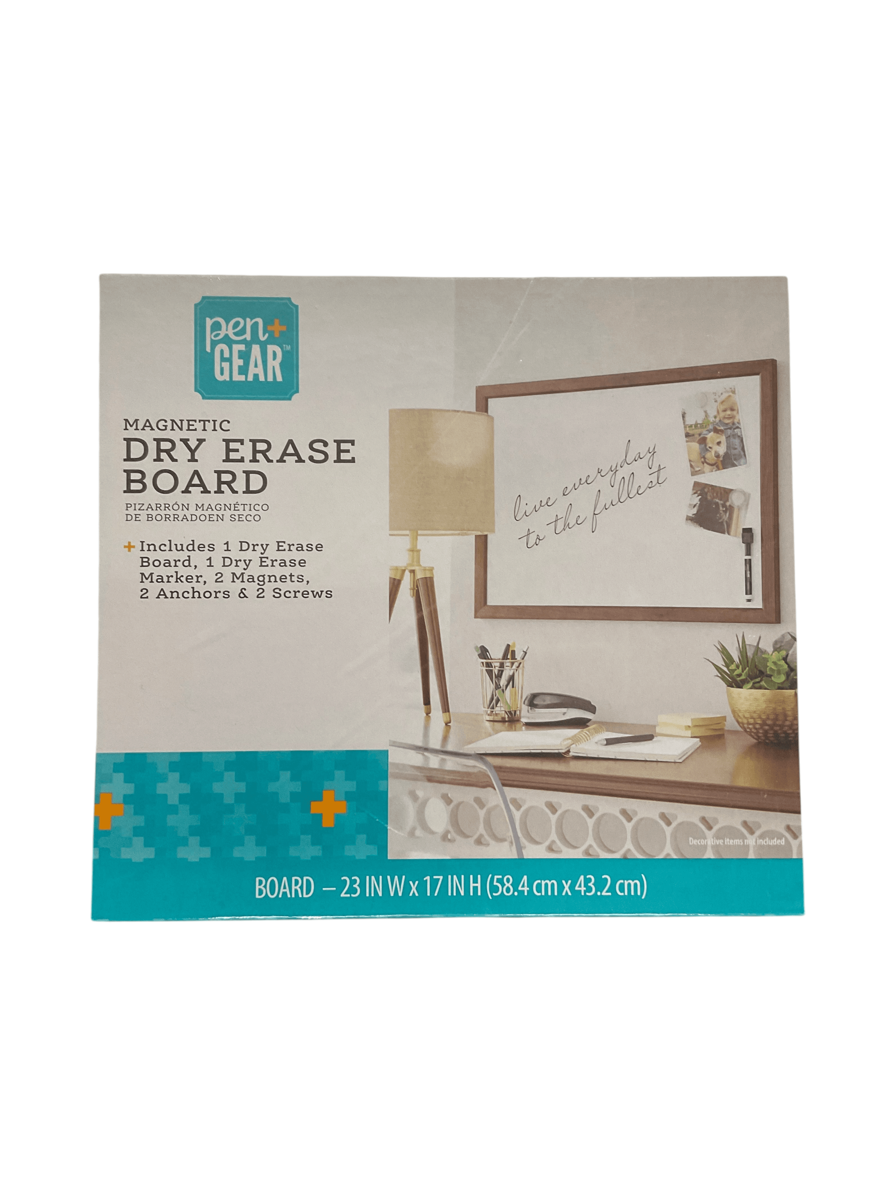 Pen+Gear Magnetic Dry Erase Board 23x17 Inches - Thumbnail 3