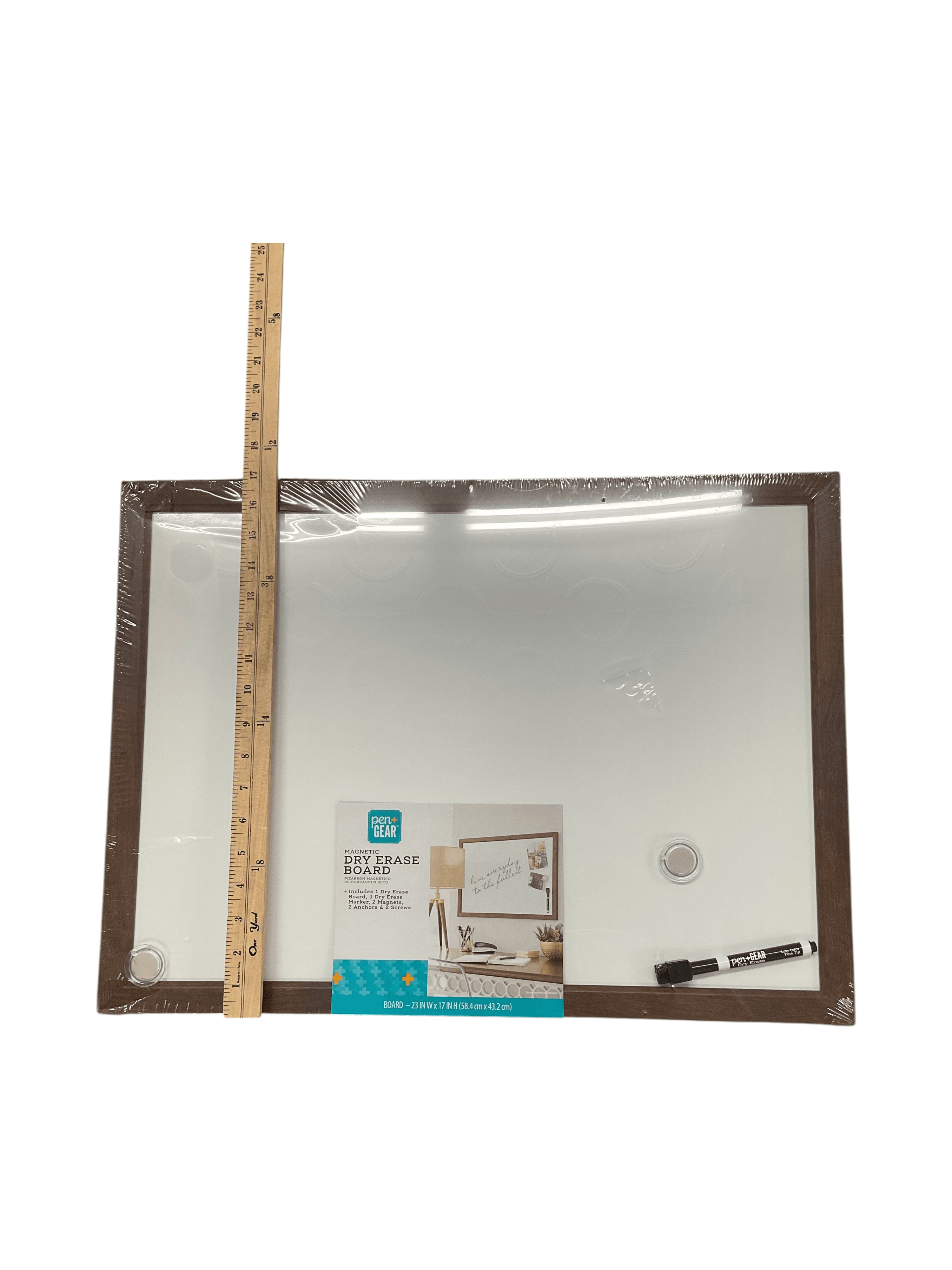 Pen+Gear Magnetic Dry Erase Board 23x17 Inches - Thumbnail 2