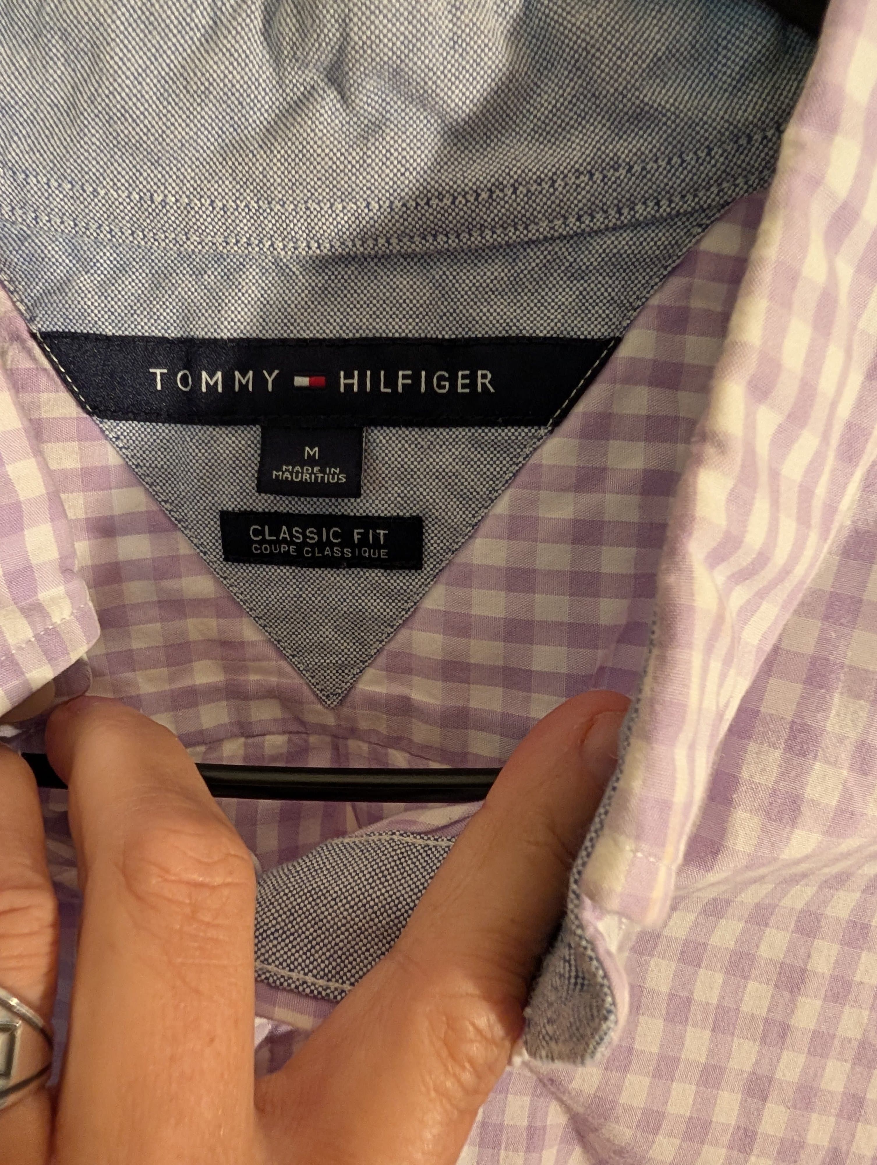 Tommy Hilfiger Classic Fit Gingham Shirt Medium - Thumbnail 3