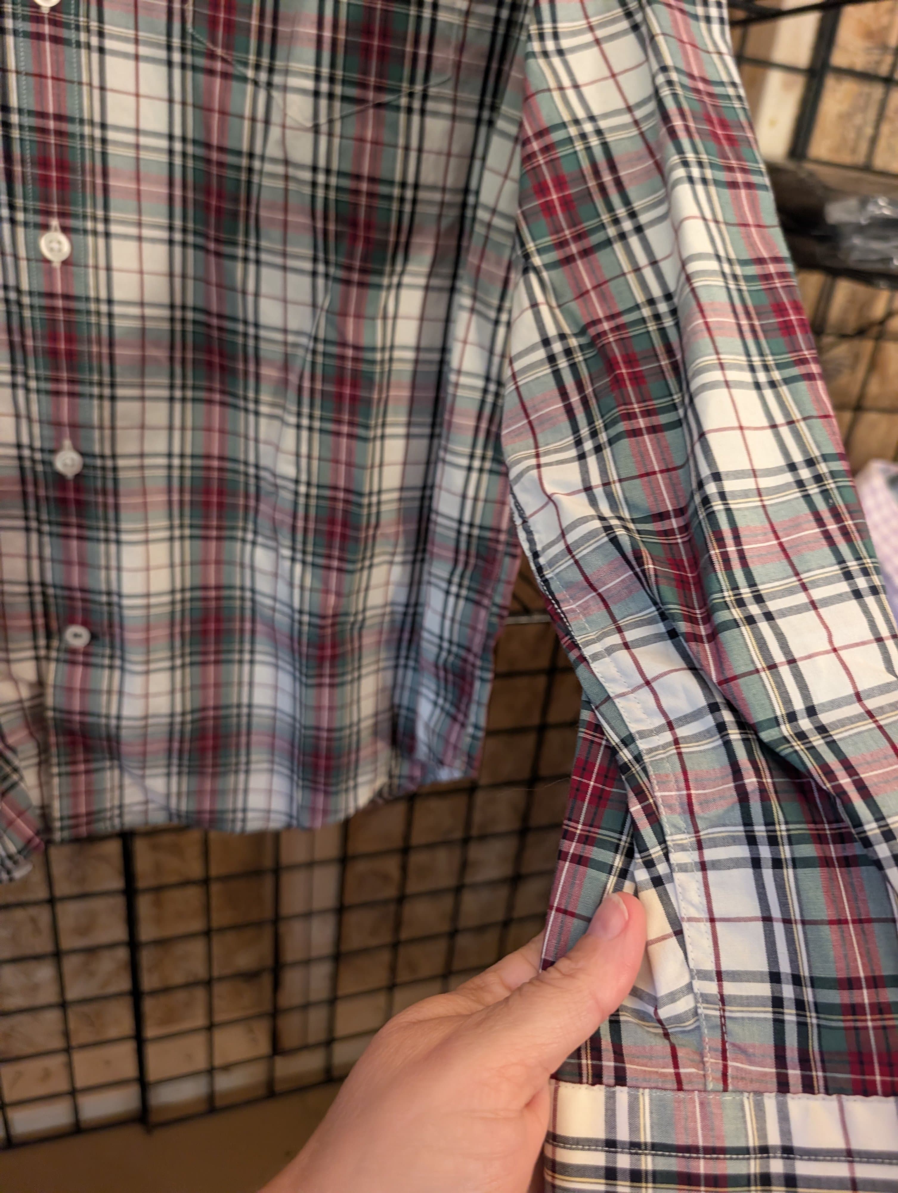 Nautica Men's Plaid Button-Down Shirt Size M - Thumbnail 3