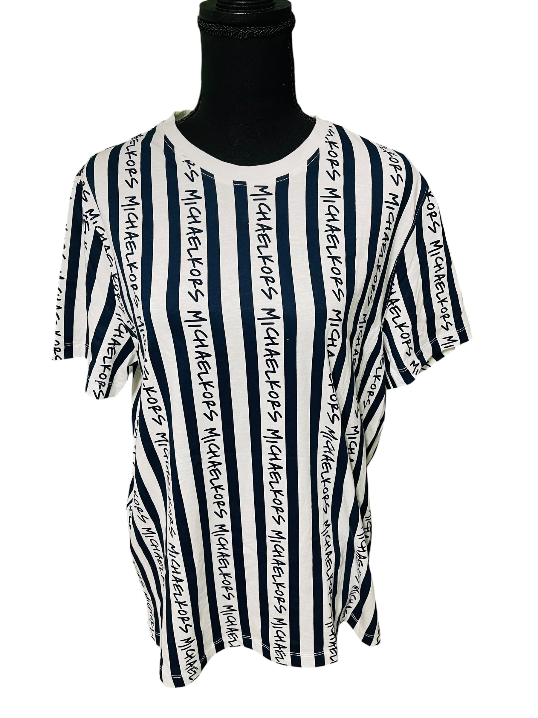 Michael Kors All Over Logo Print T-Shirt - Thumbnail 2