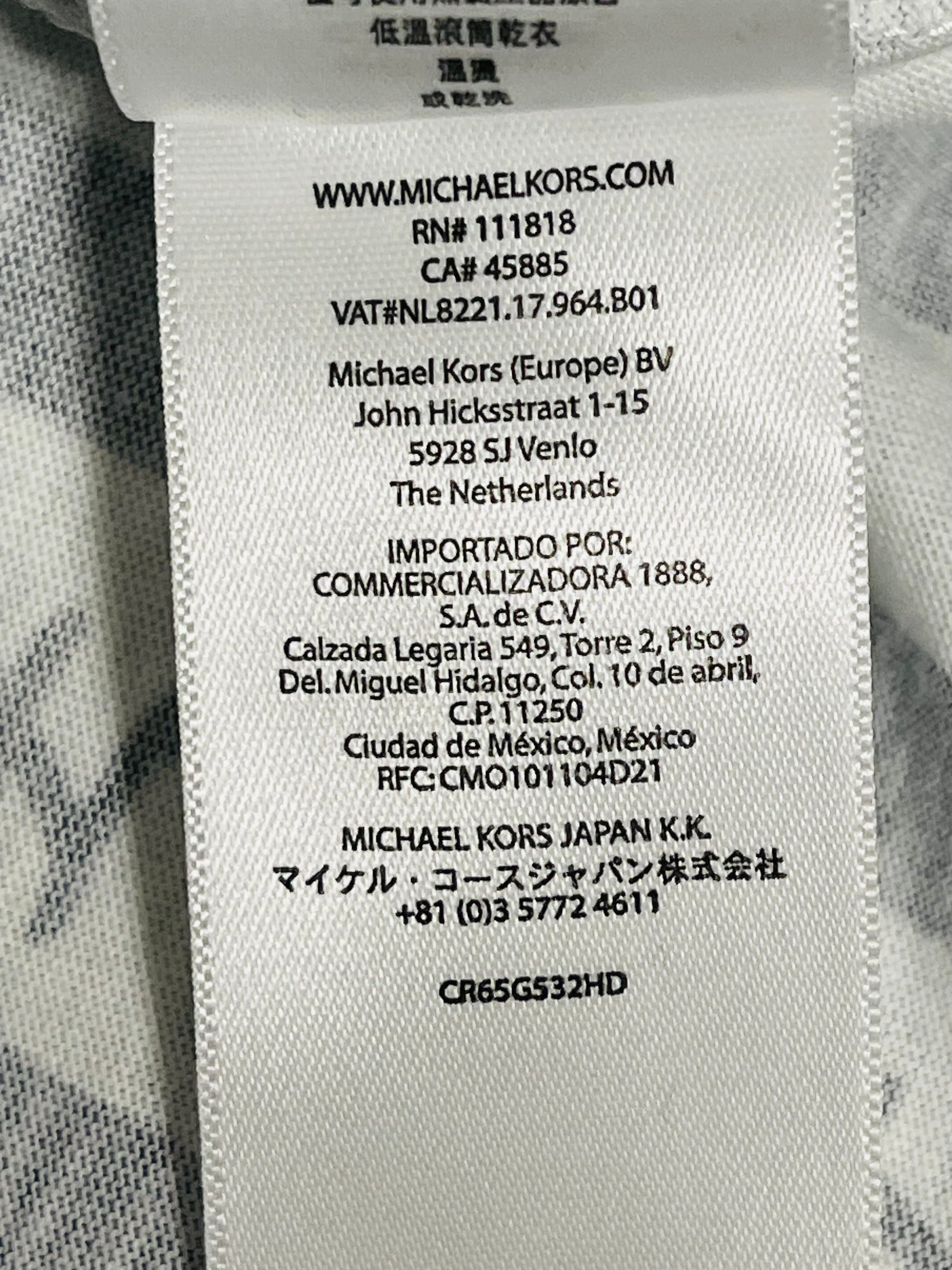 Michael Kors All Over Logo Print T-Shirt - Thumbnail 14