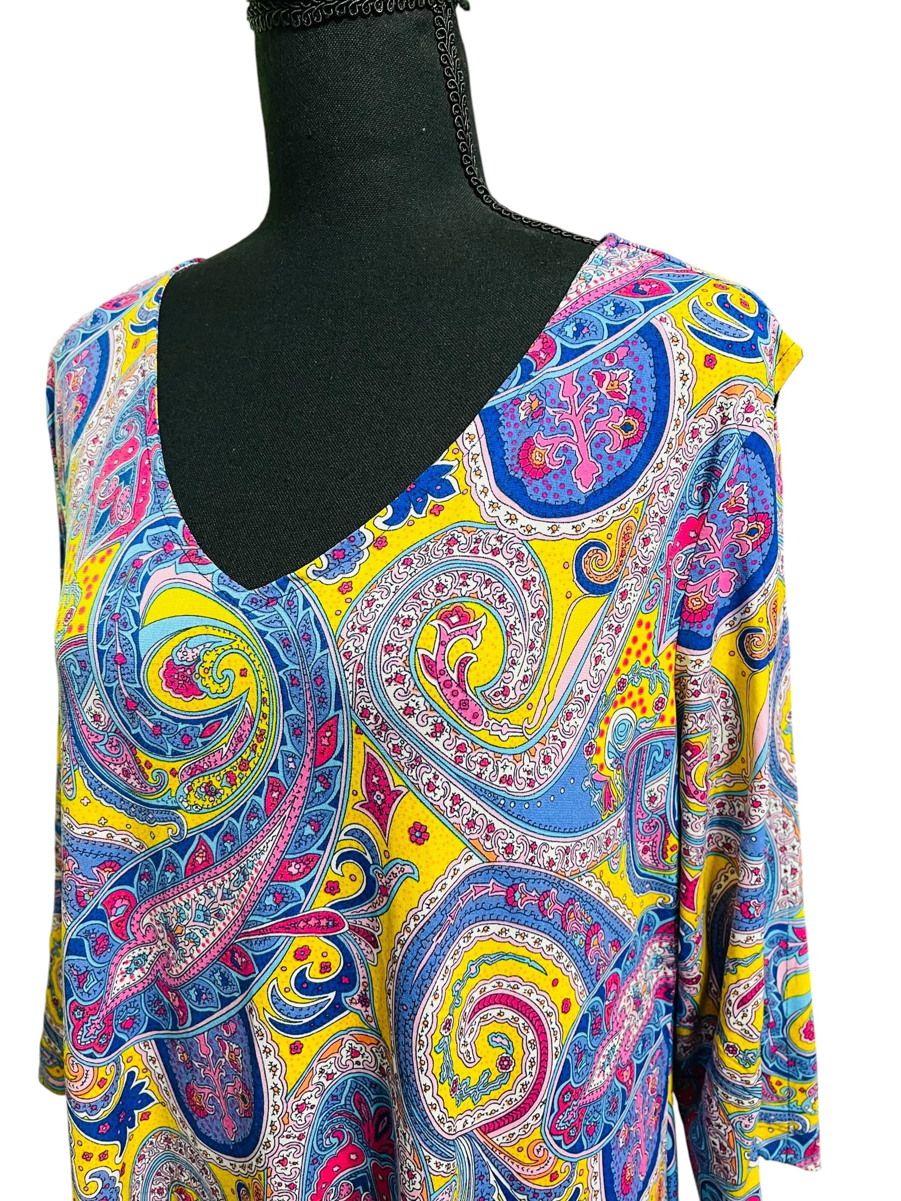 Ivy Road 3/4 Sleeve Tropical Dress - Thumbnail 8