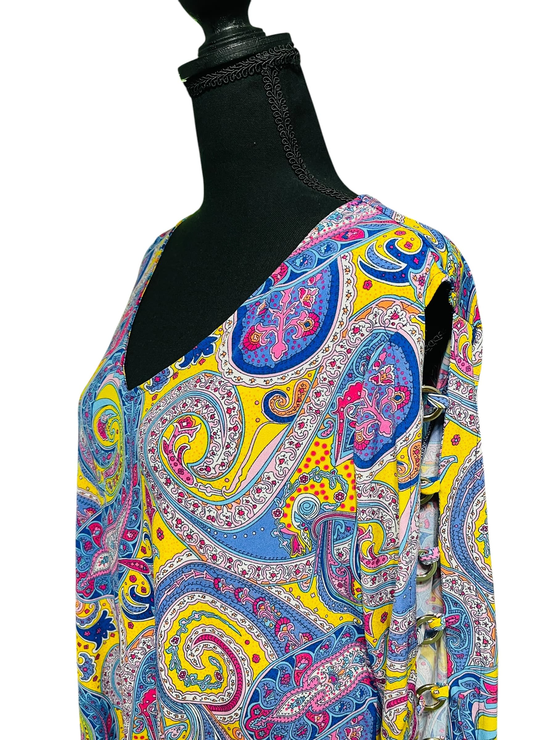 Ivy Road 3/4 Sleeve Tropical Dress - Thumbnail 9
