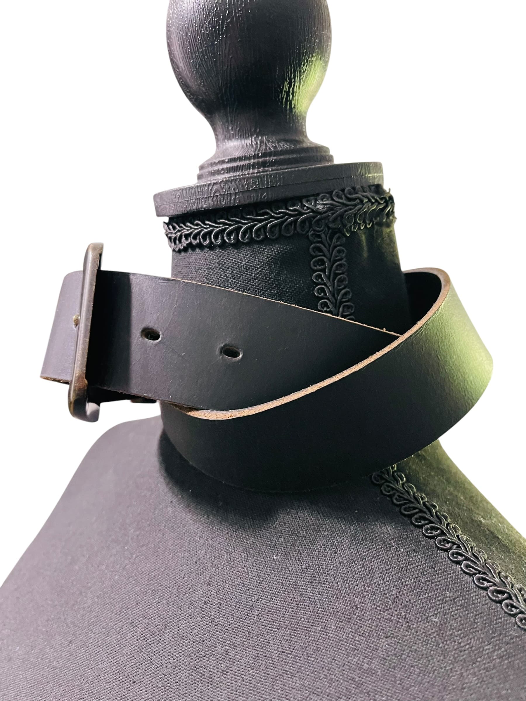 3D Leather Western Cowboy Belt - Thumbnail 5