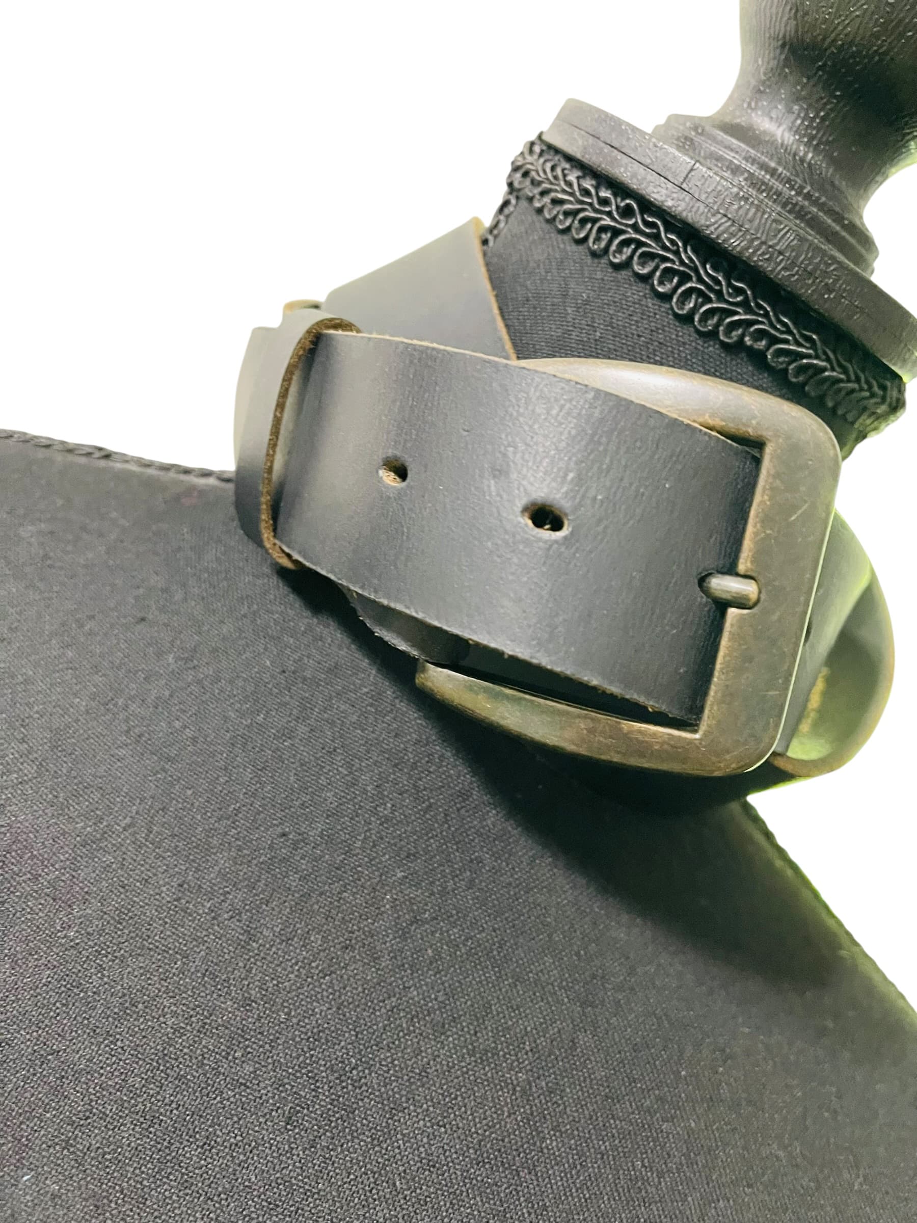 3D Leather Western Cowboy Belt - Thumbnail 2