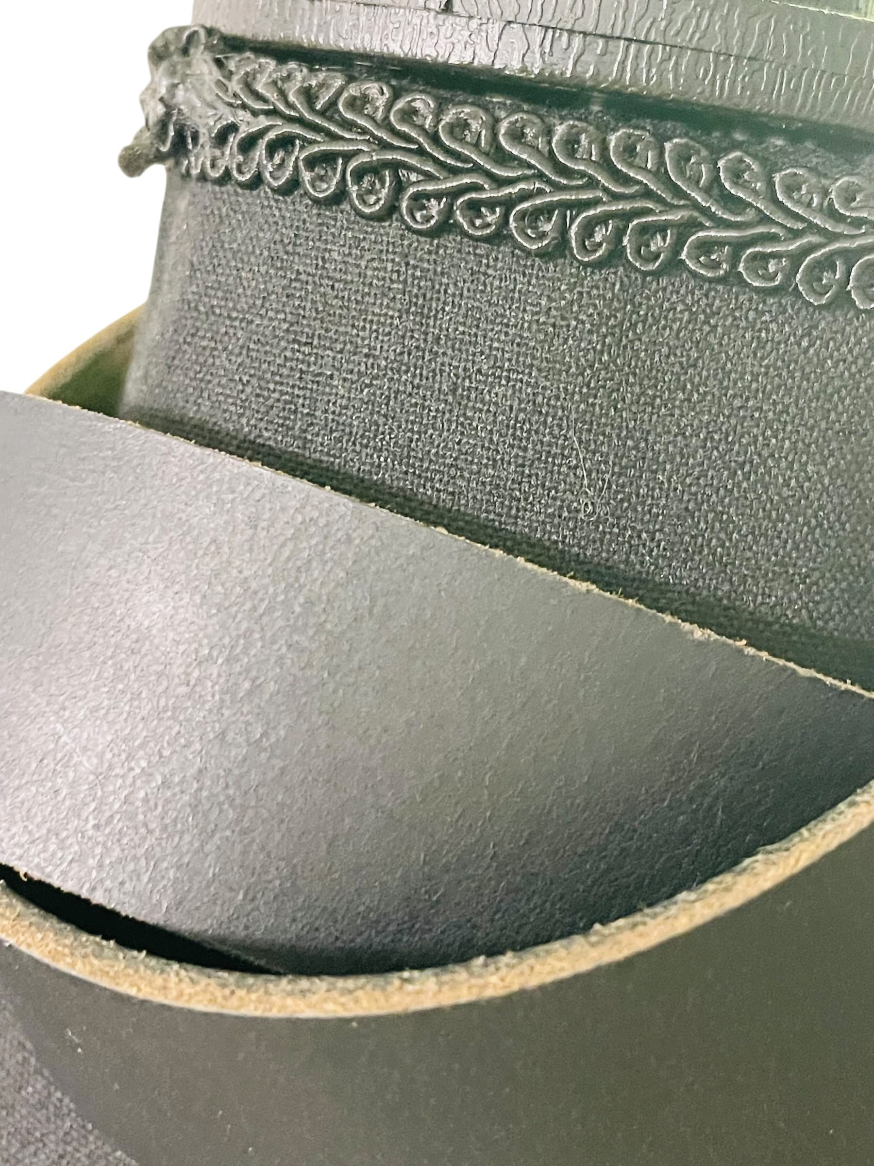 3D Leather Western Cowboy Belt - Thumbnail 8