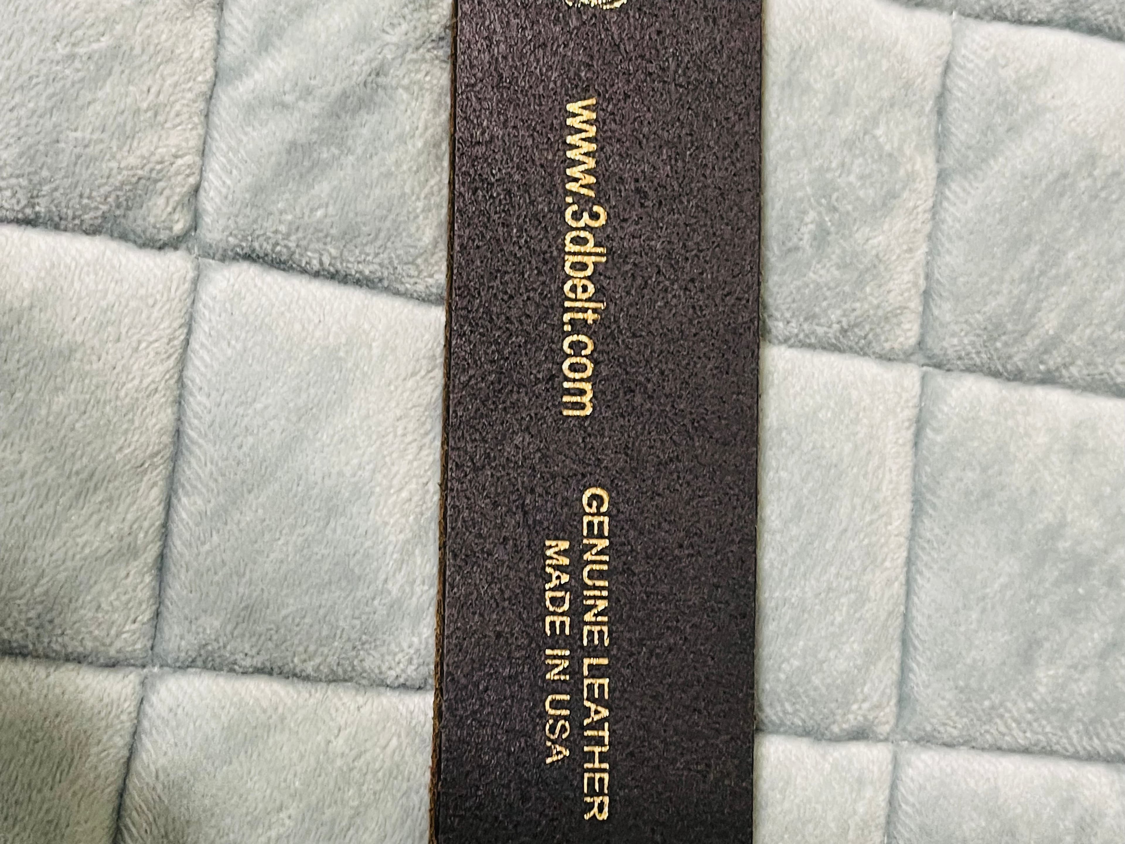 3D Leather Western Cowboy Belt - Thumbnail 11