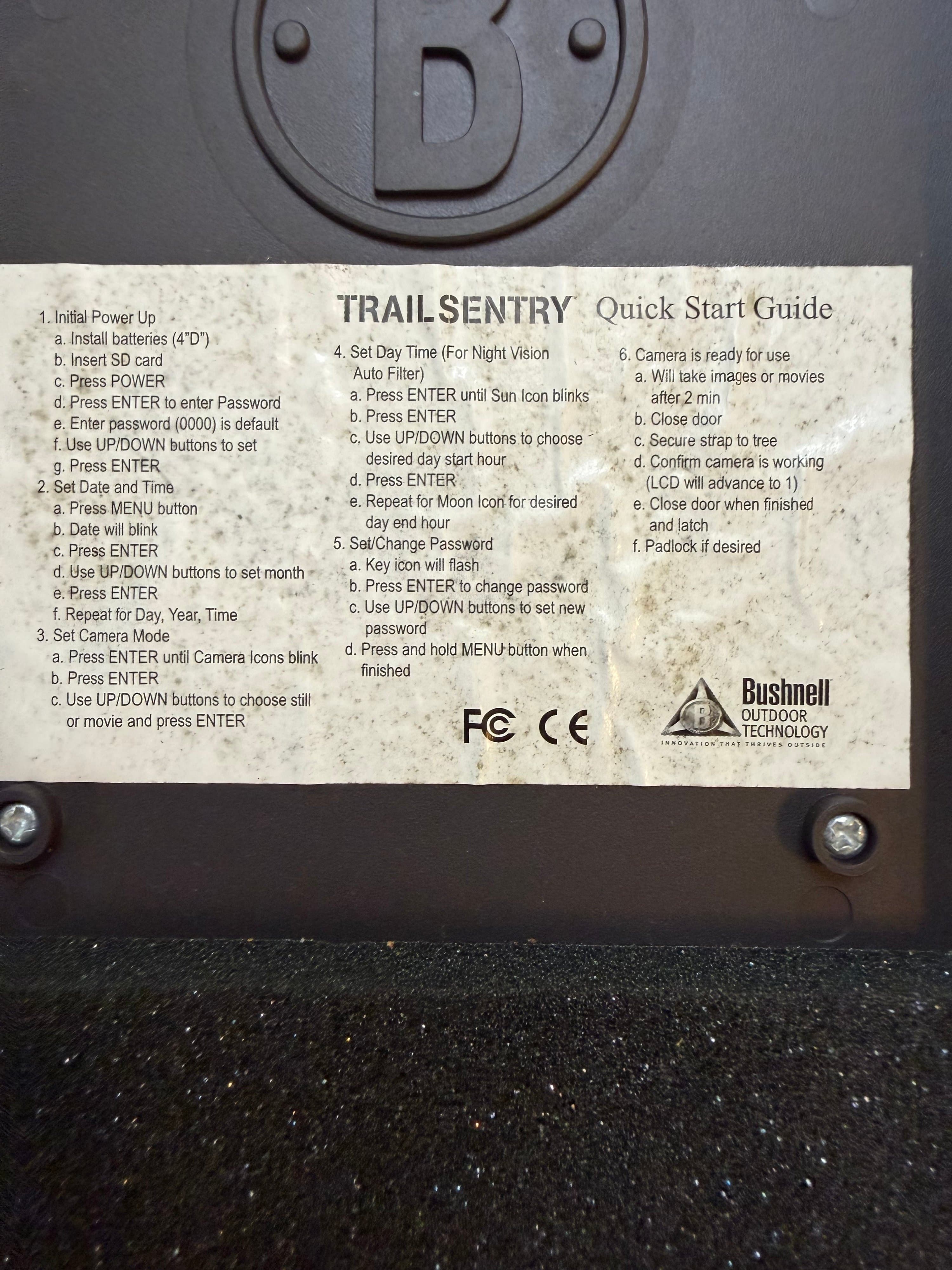Bushnell Trail Sentry Game Camera w/ Strap Tested Works Night Vision - Thumbnail 5