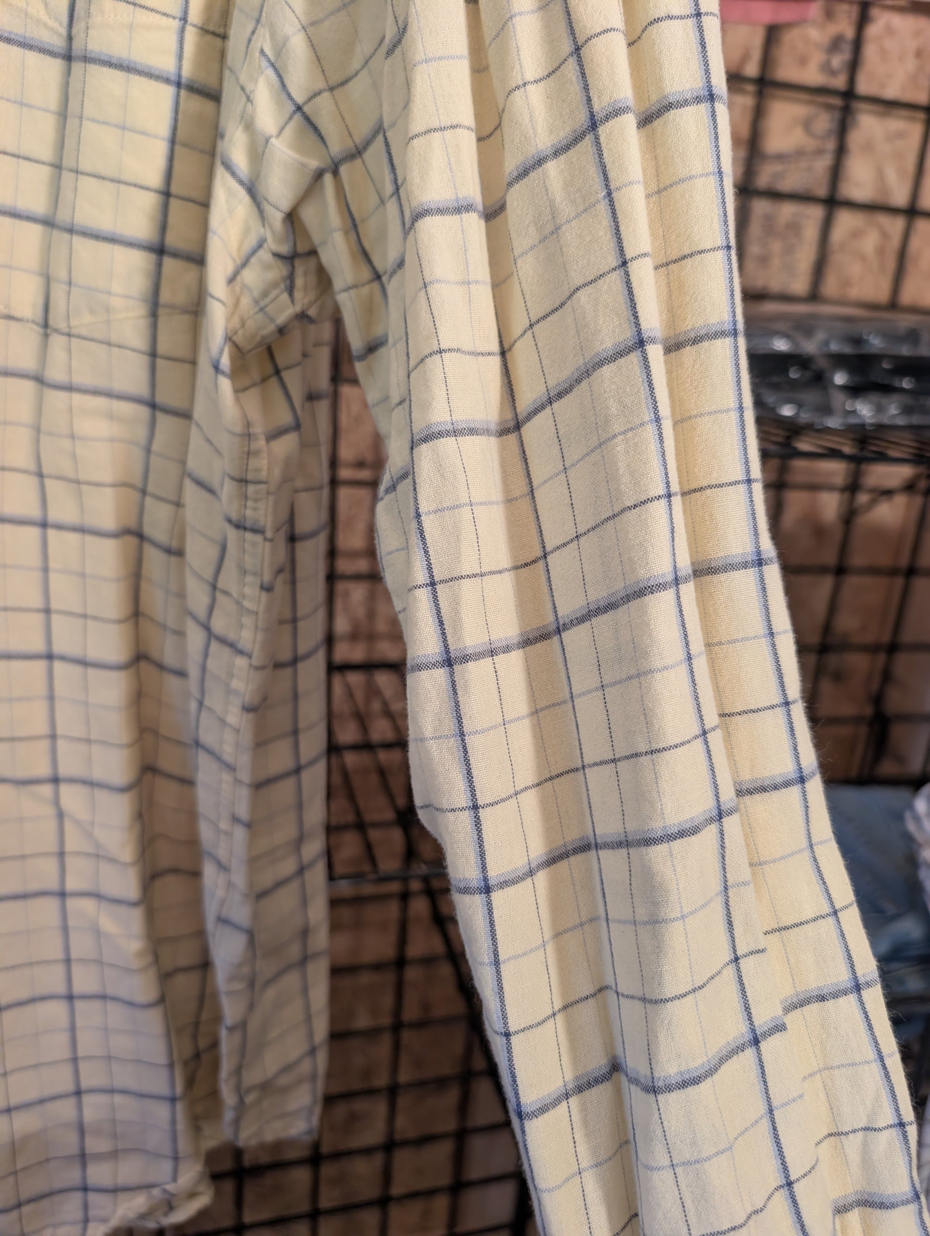 Nautica Men's Medium Plaid Button-Up Shirt - Thumbnail 3