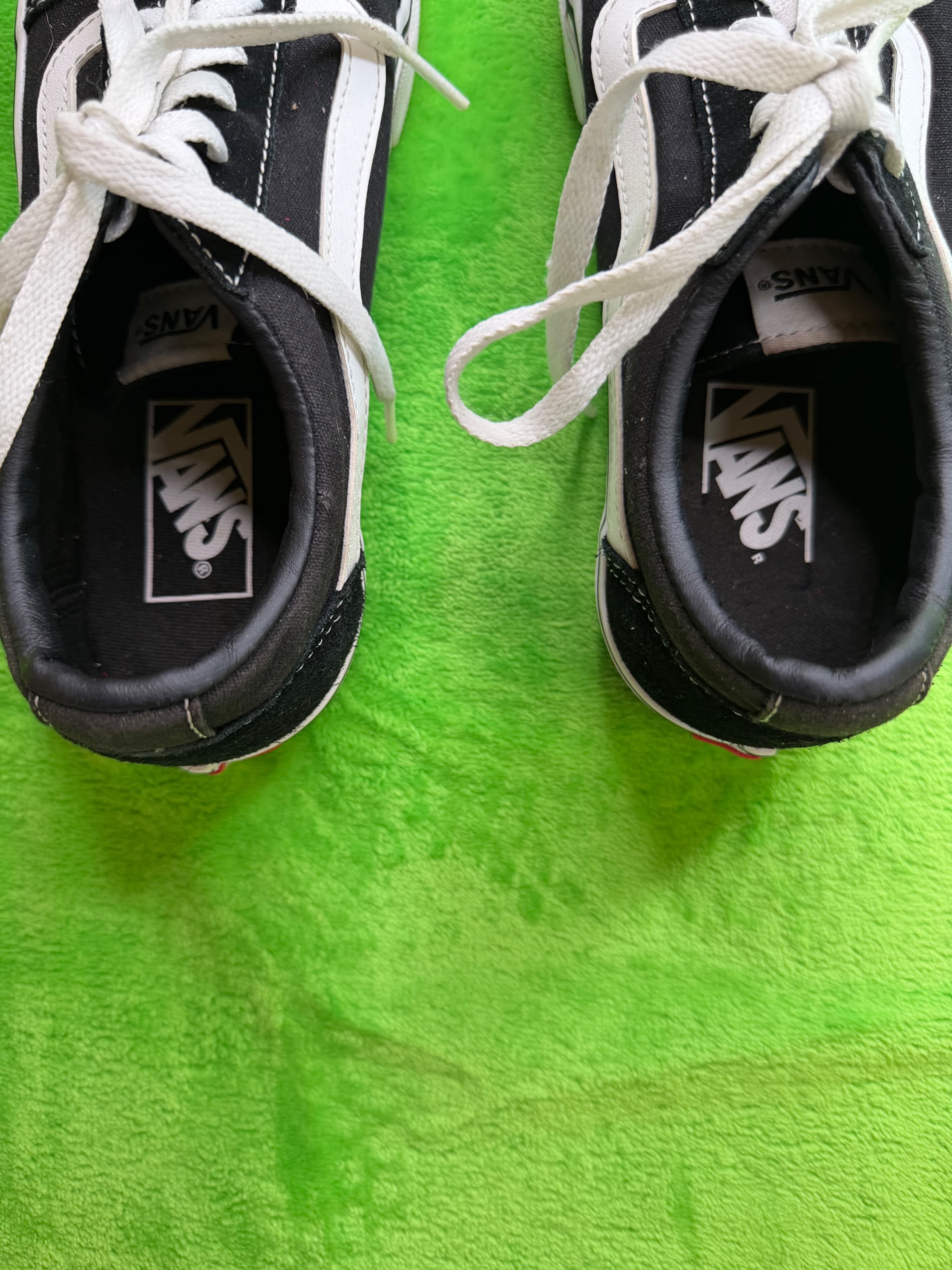 Vans Old Skool Womens Sz 8 Black White 500714 Skate Sneakers - Thumbnail 7