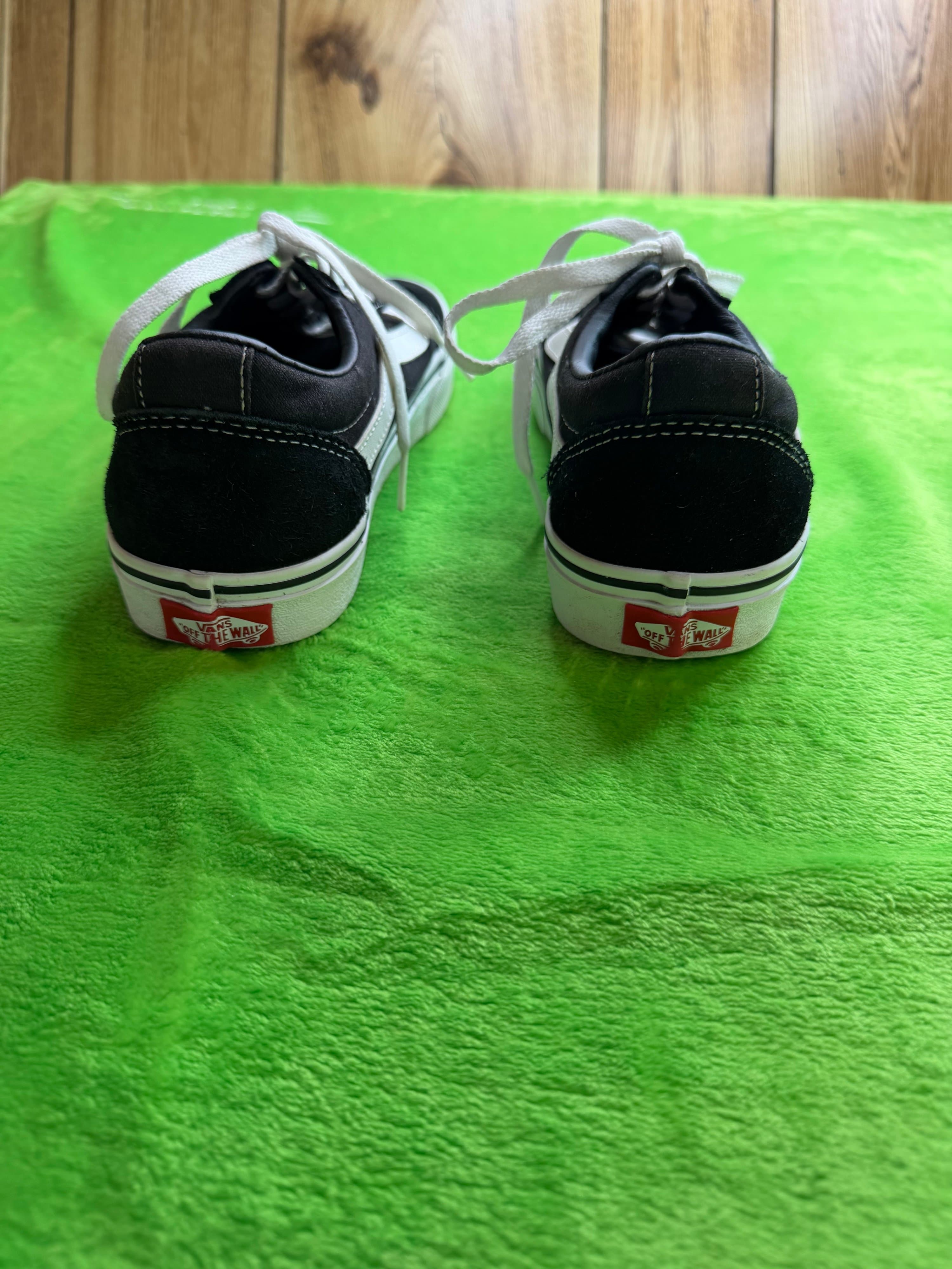 Vans Old Skool Womens Sz 8 Black White 500714 Skate Sneakers - Thumbnail 6