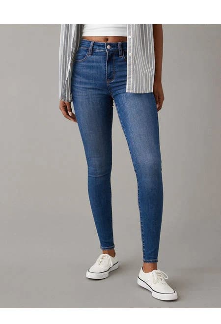 Women's Slim Fit Jeans - Medium Wash - Thumbnail 8