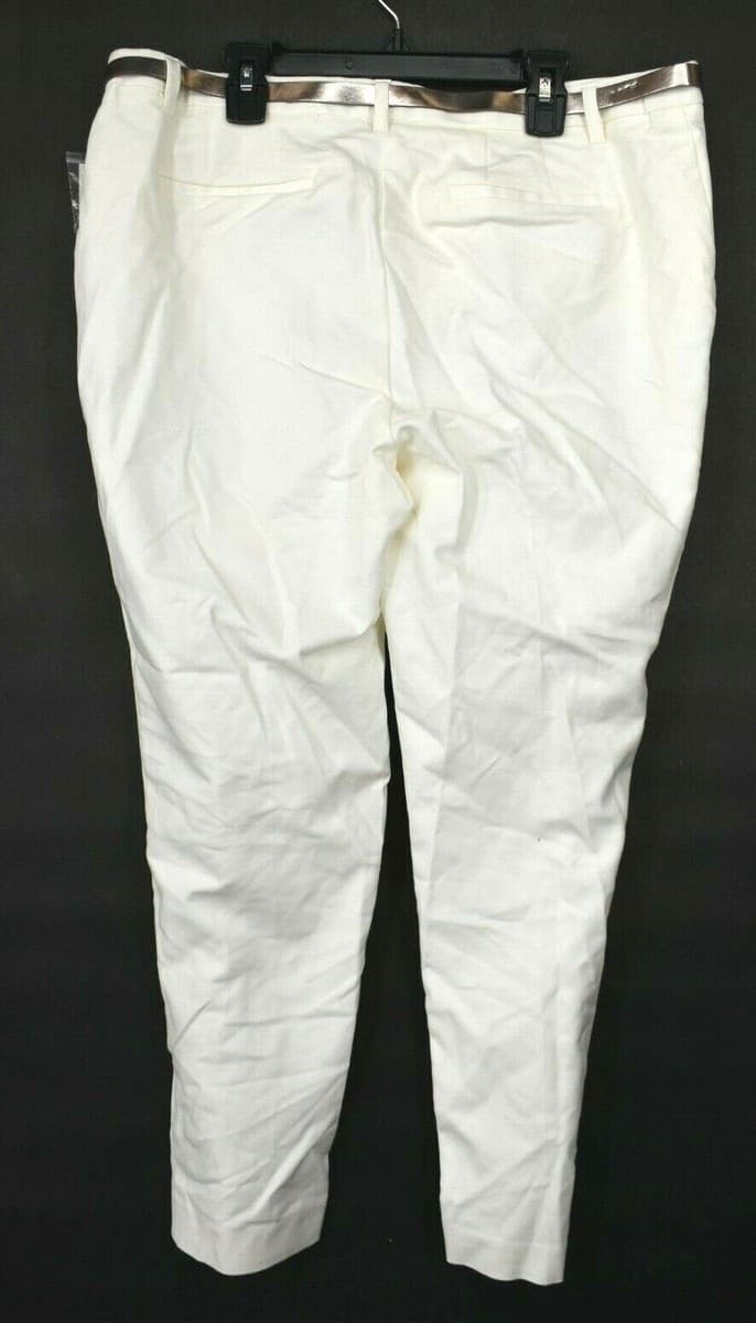 Simply Styled Women's Petites' Straight Fit Dress Pants - Cotton Night - Thumbnail 7