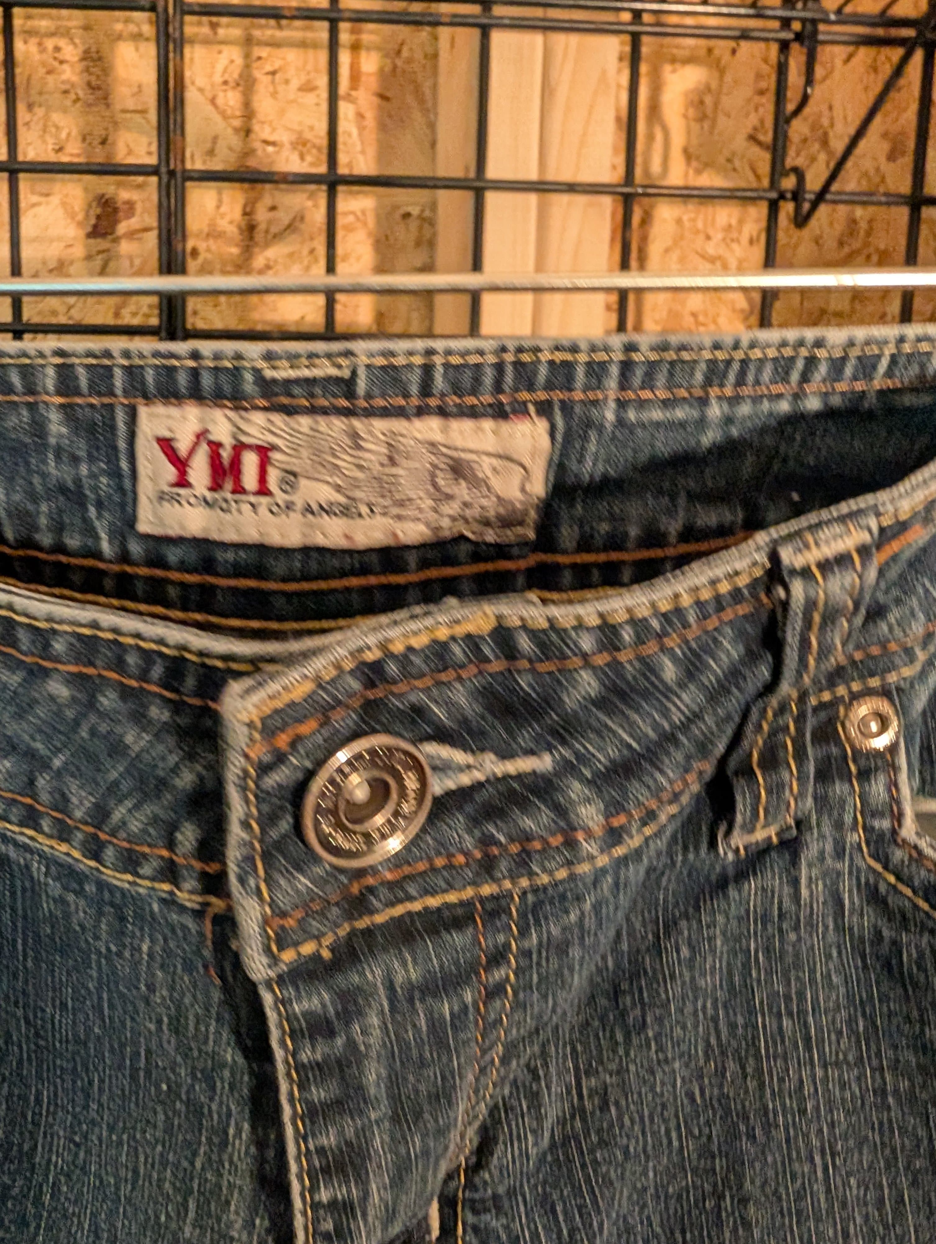 YMI Women's Embellished Jeans with Colorful Patches - Thumbnail 2