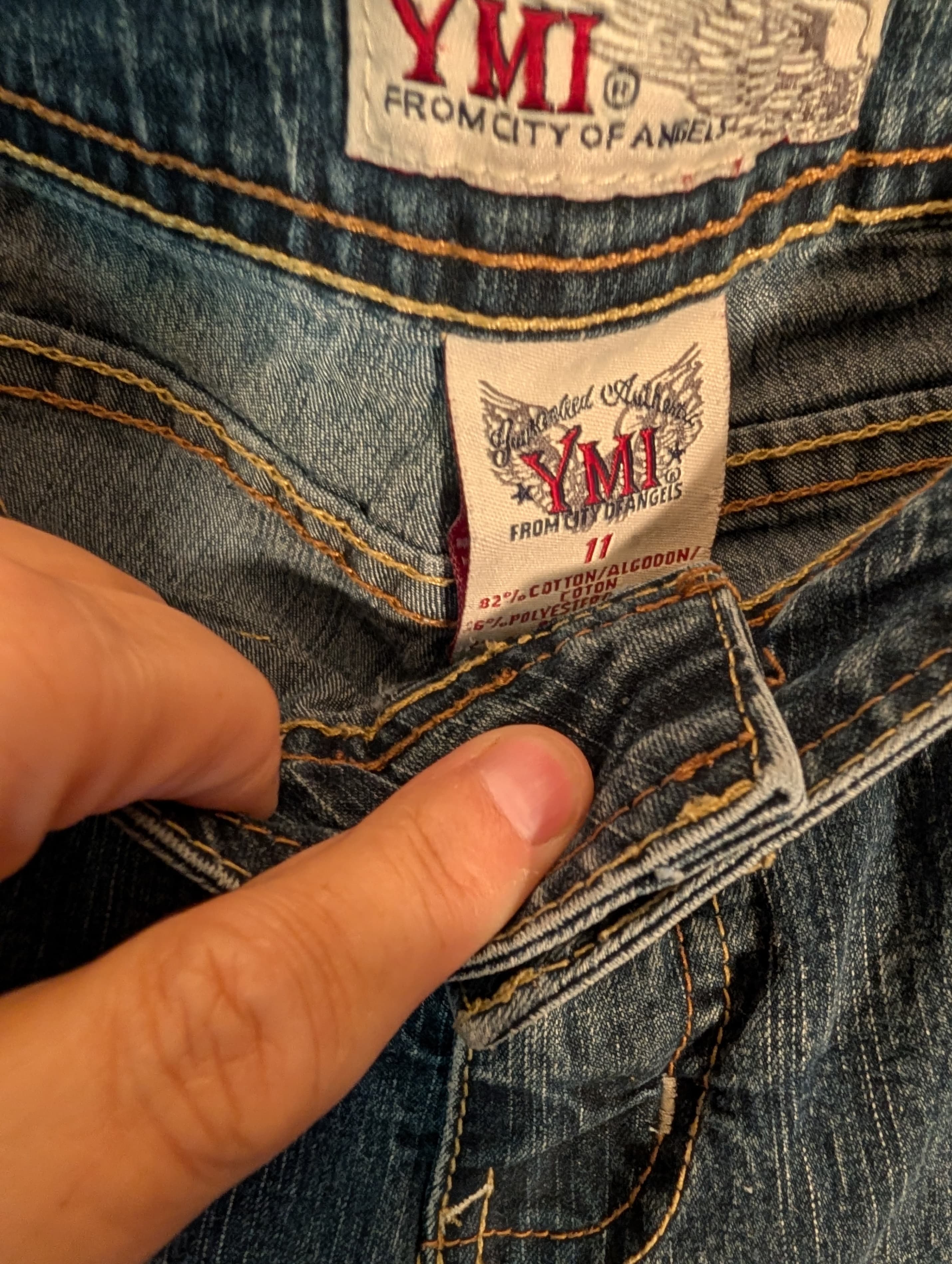 YMI Women's Embellished Jeans with Colorful Patches - Thumbnail 5