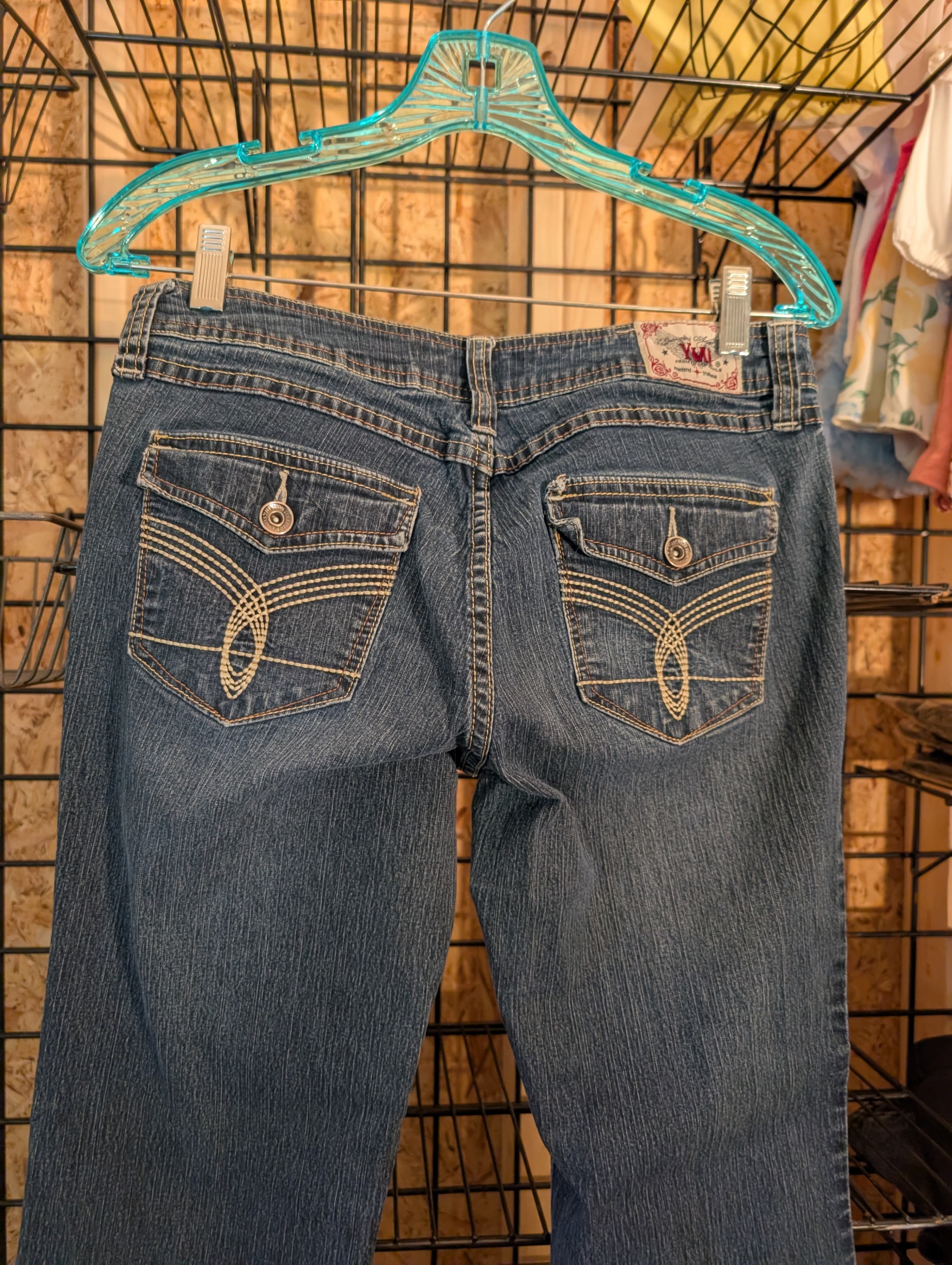 YMI Women's Embellished Jeans with Colorful Patches - Thumbnail 3