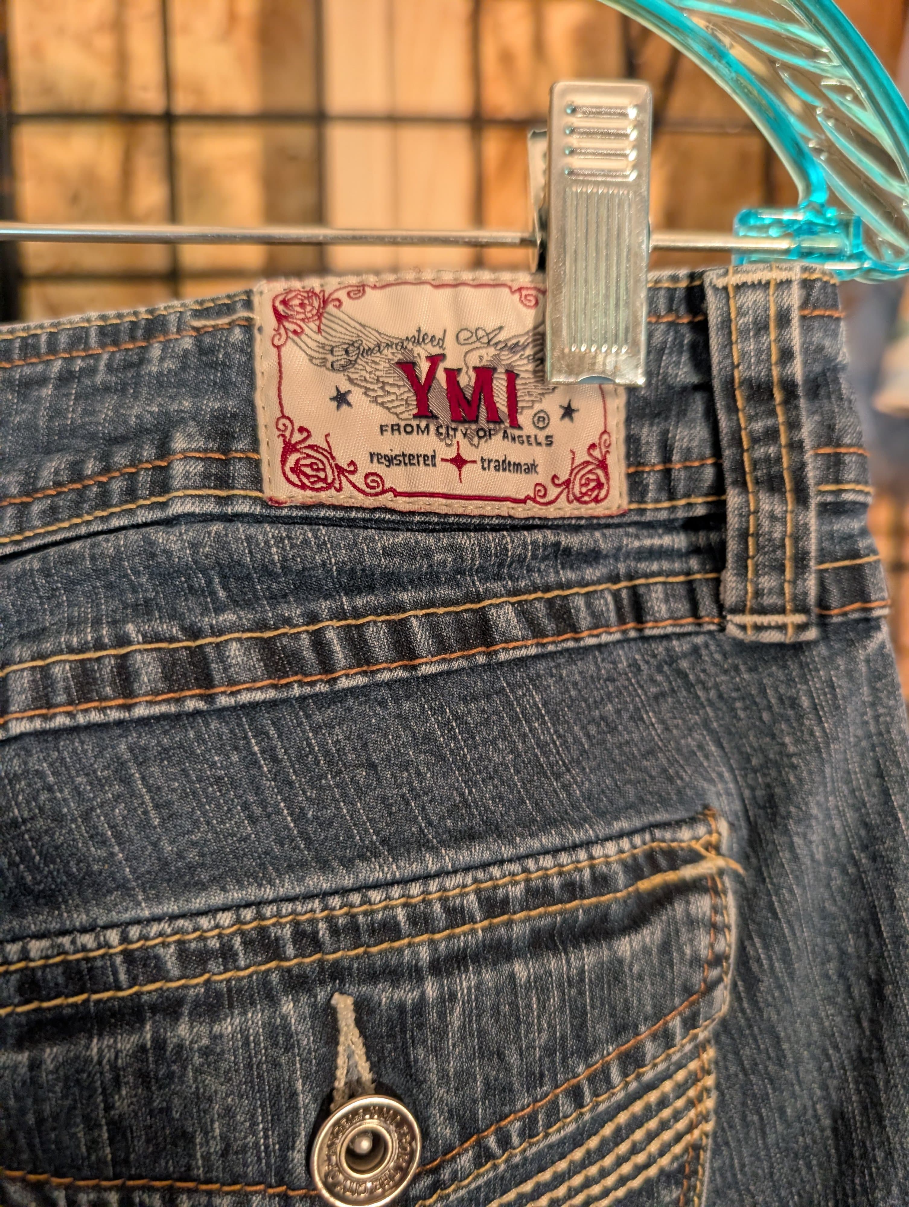 YMI Women's Embellished Jeans with Colorful Patches - Thumbnail 4