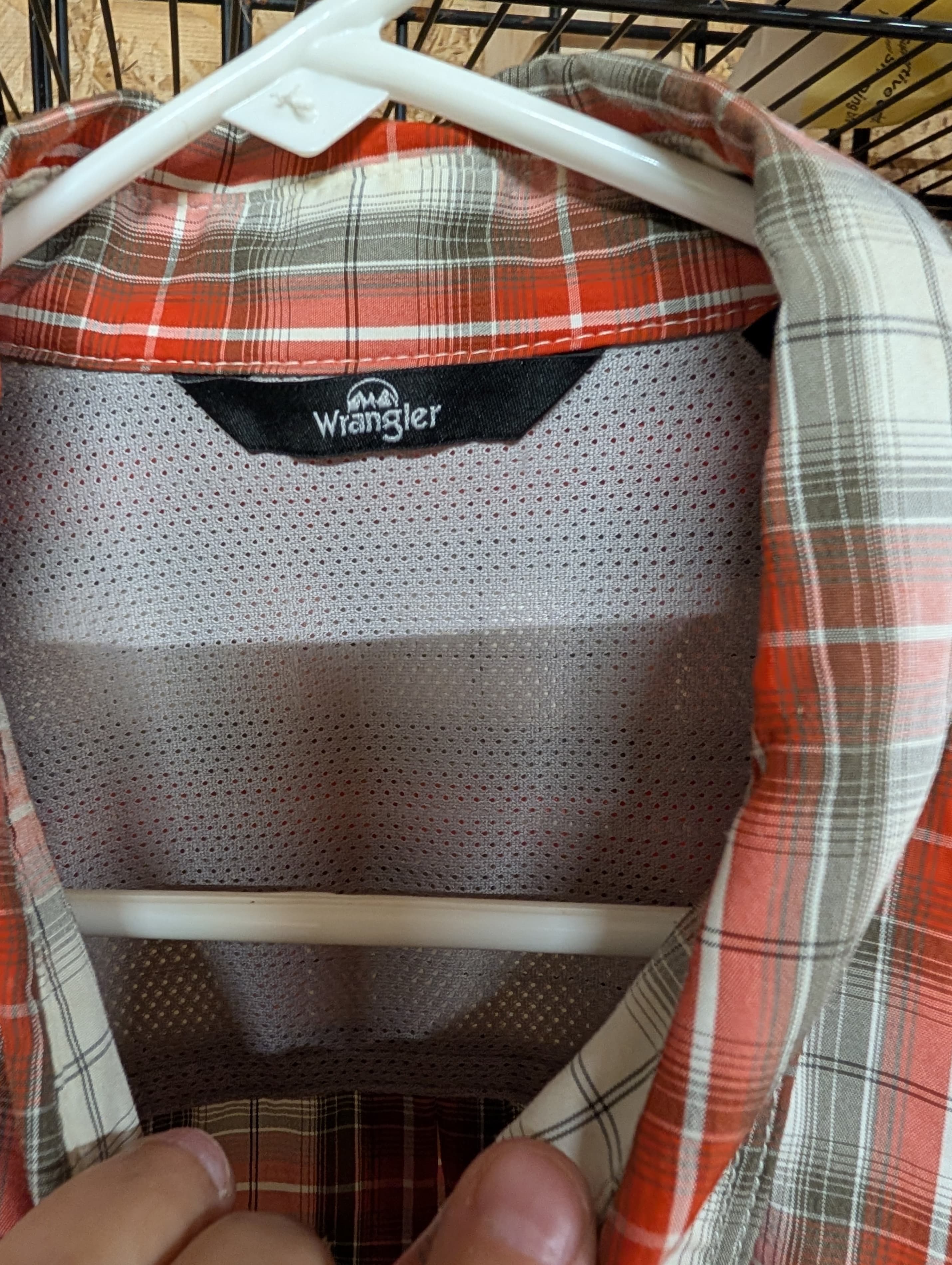 Wrangler Plaid Short Sleeve Shirt 2XL - Thumbnail 3