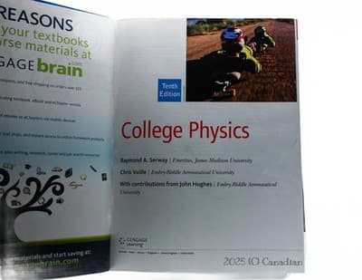 Serway-Vuille College Physics, Tenth Edition Textbook - Thumbnail 2
