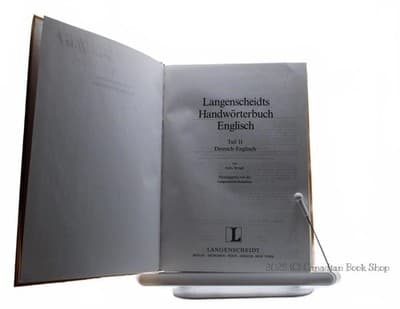 Langenscheidts Handwörterbuch Deutsch-Englisch Dictionary - Thumbnail 3