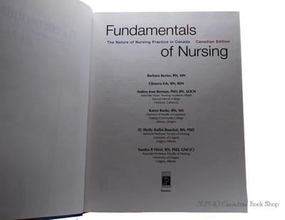 Fundamentals of Nursing: The Nature of Nursing Practice in Canada, Canadian Ed. - Thumbnail 3