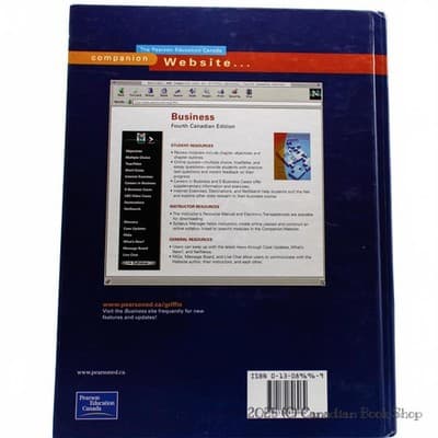Business Fourth Canadian Edition by Ricky W. Griffin, Ronald J. Ebert, Frederick - Thumbnail 2