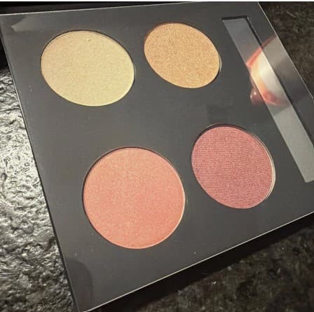 Hempz Cosmetic Makeup Four Color Compact With Mirror Rare - Thumbnail 2