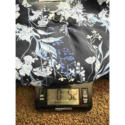 Joan Rivers Women's Chambray Floral Classic Button Front - Thumbnail 5