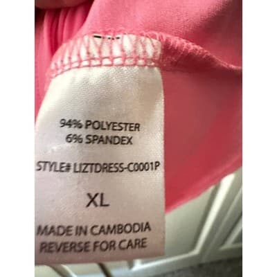 Dear Scarlett Hot Pink Sleeveless V Neck Midi Dress Women's XL - Thumbnail 3