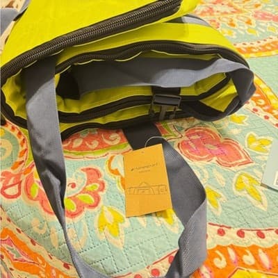 Yellow and Gray‎ Ski Bag - Thumbnail 2