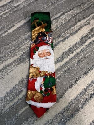 Hallmark Licensing Tie Santa Claus Holiday Novelty Tie - Thumbnail 3
