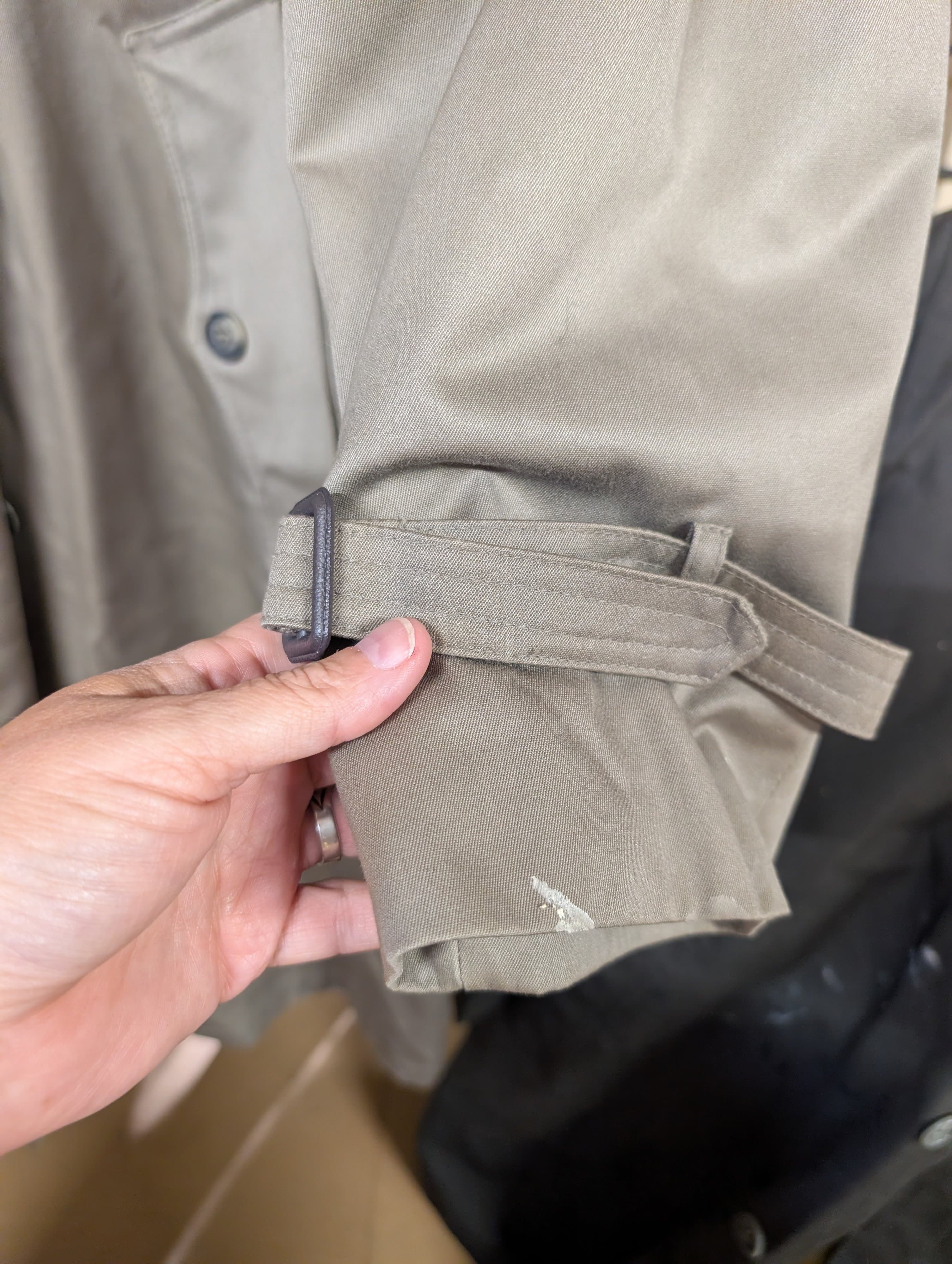 Cornie II Men's Trench Coat Size 40 Reg - Thumbnail 5