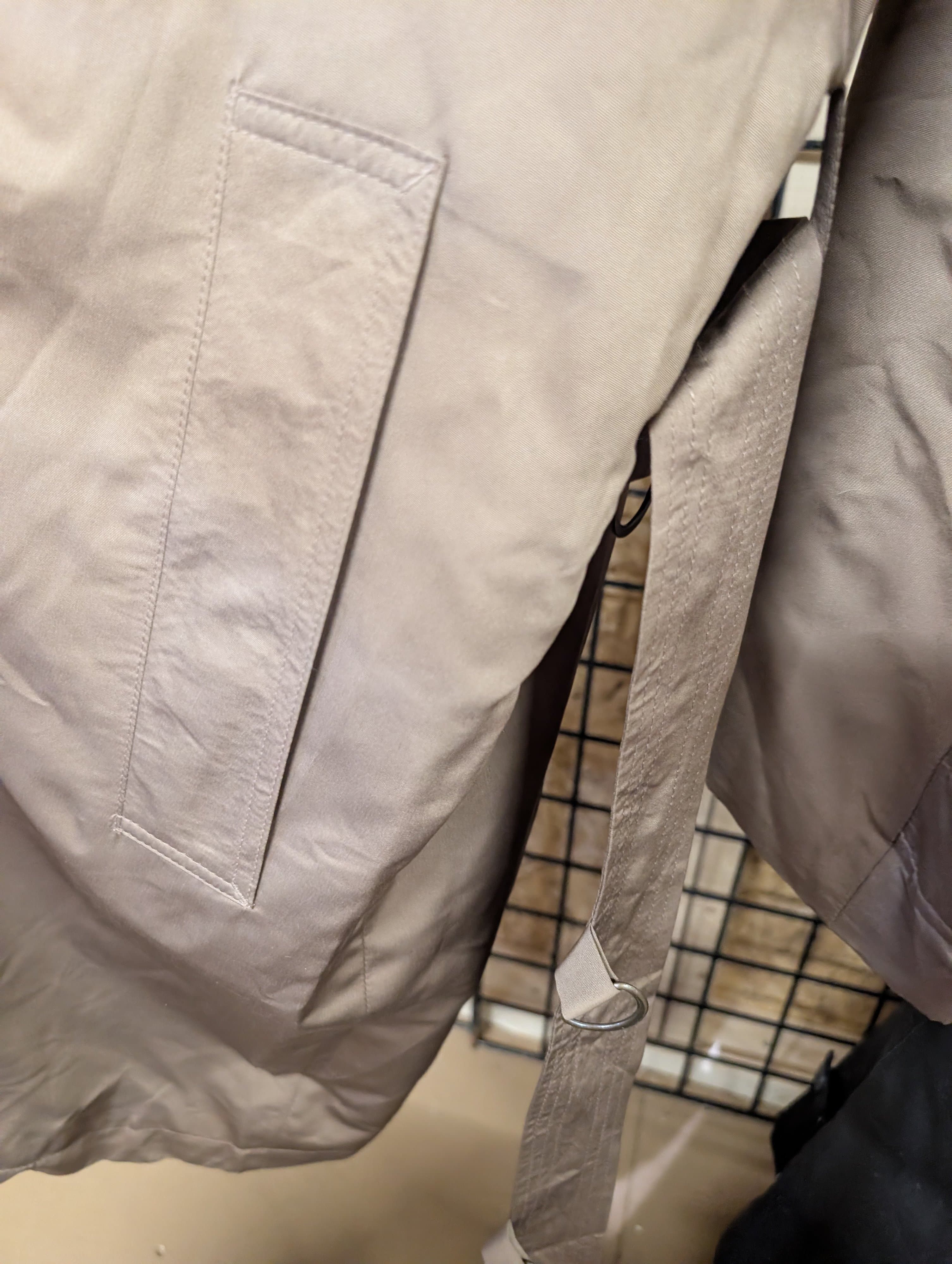 London Fog Men's Trench Coat 42S Khaki - Thumbnail 7