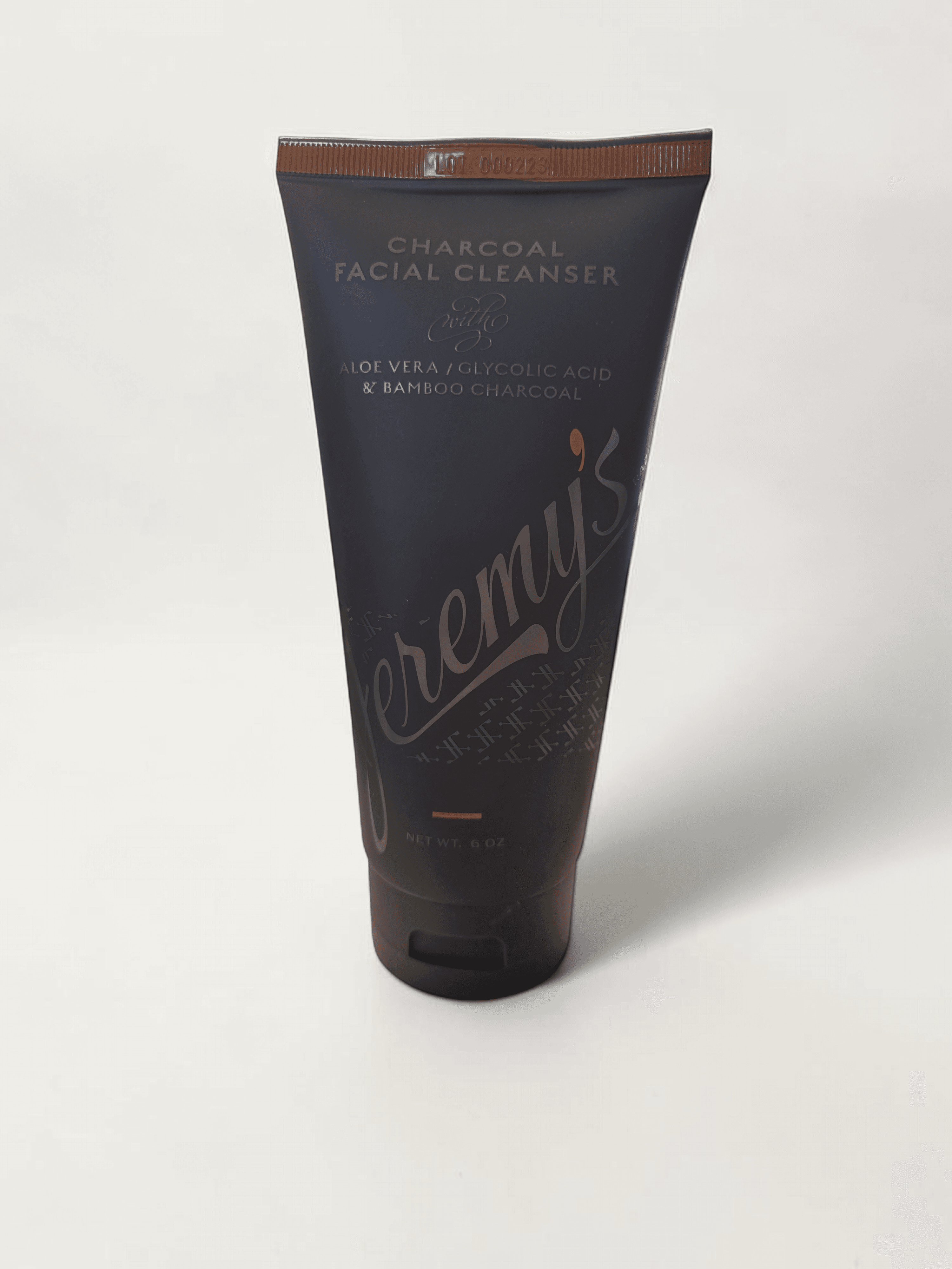Jeremy's Charcoal Facial Cleanser 6 oz with Aloe Vera