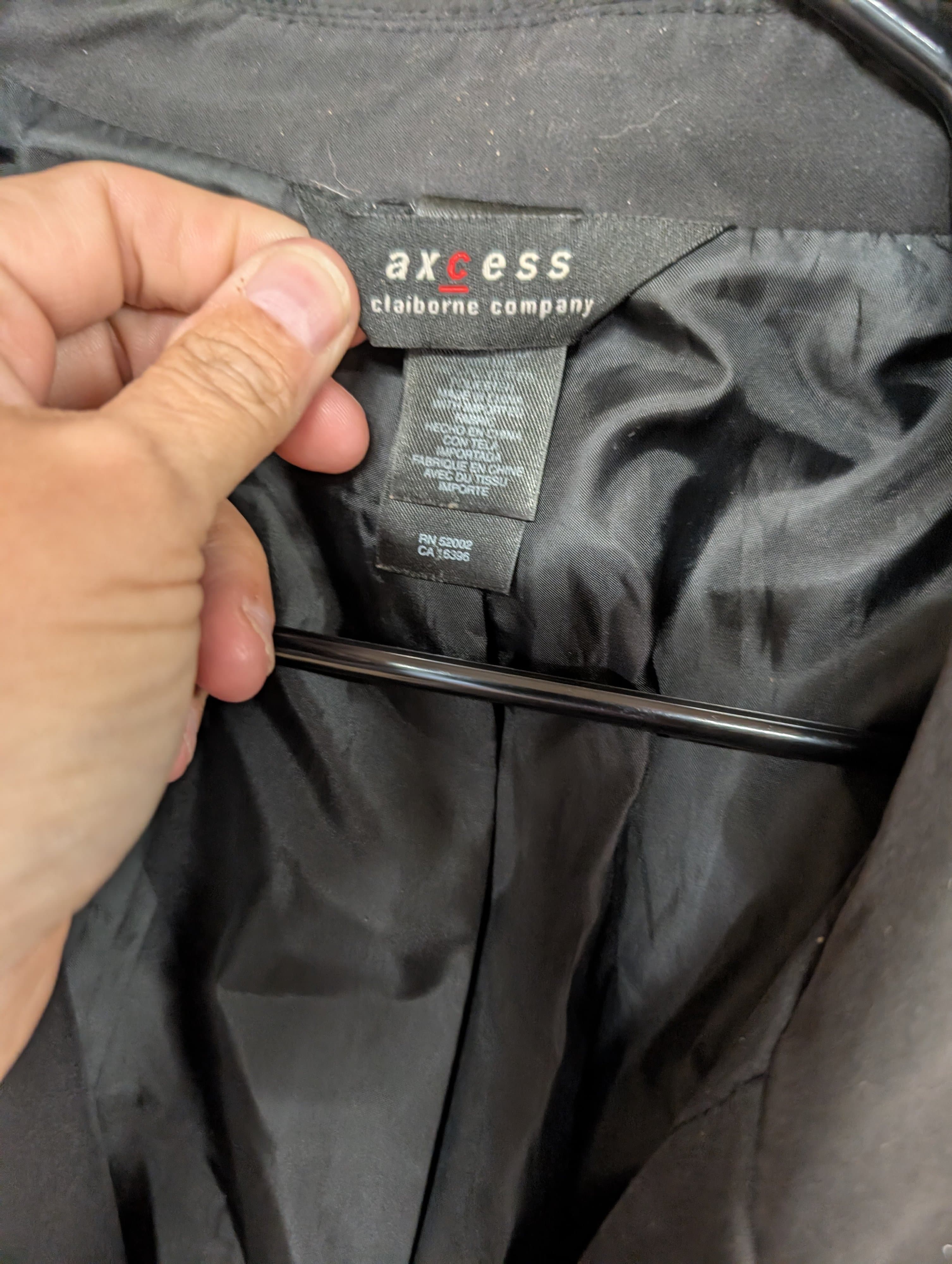 H&M Men's Black Overcoat Size L - Thumbnail 5