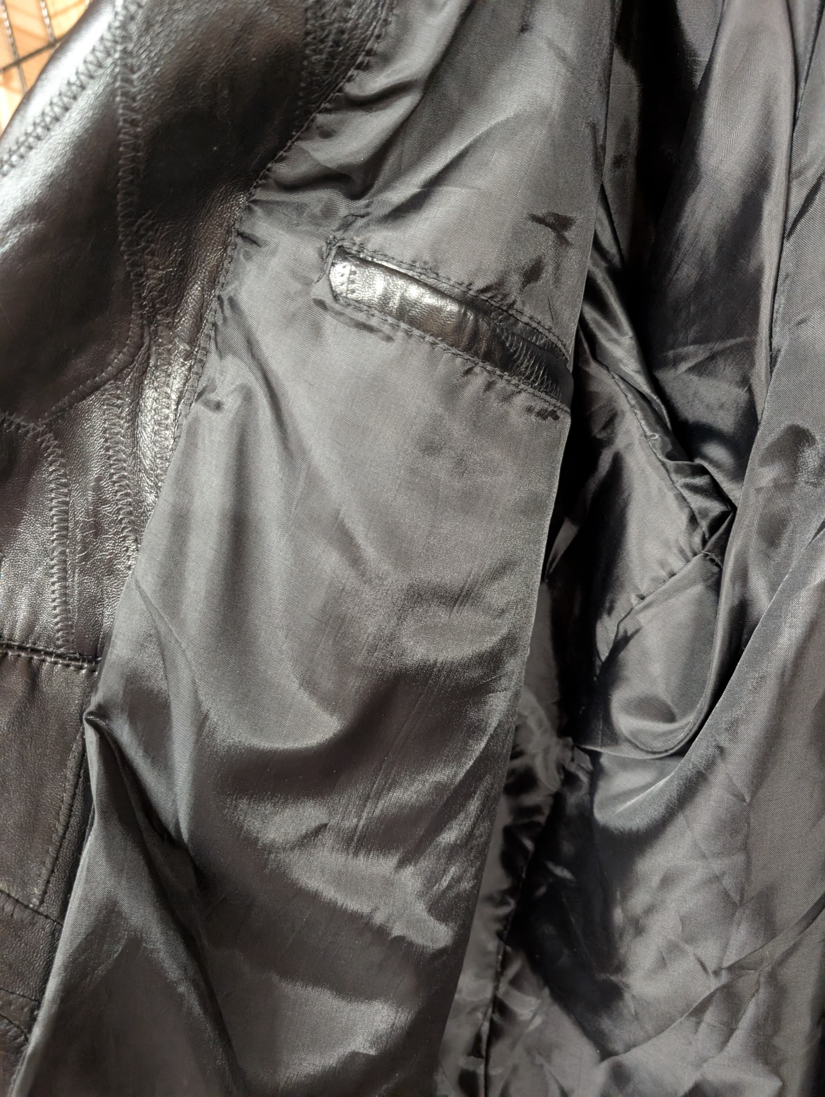 Maxam Genuine Leather Coat XXL Italian Mosaic Design - Thumbnail 5