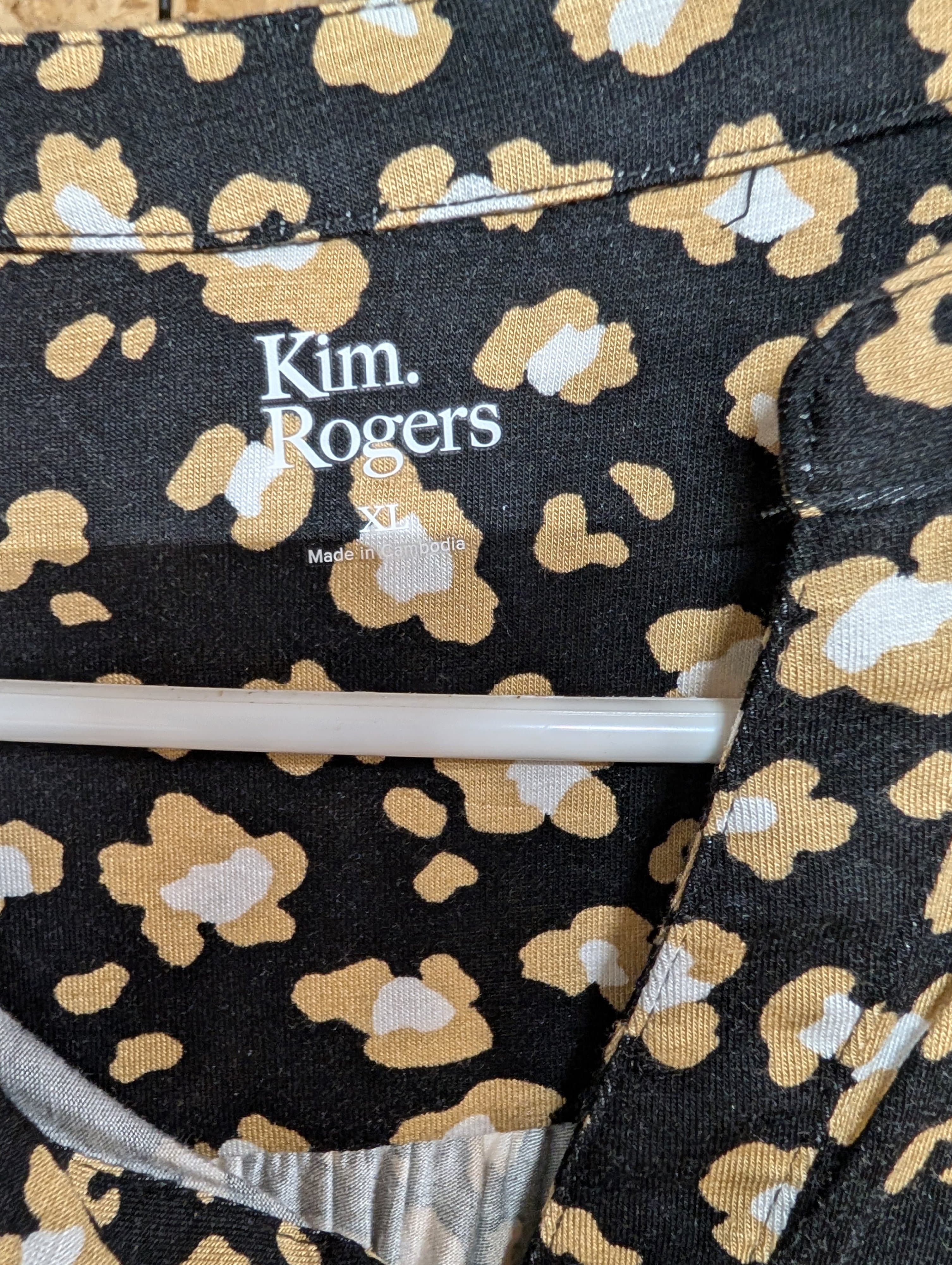 Kim Rogers Women's Floral Blouse XL - Thumbnail 3