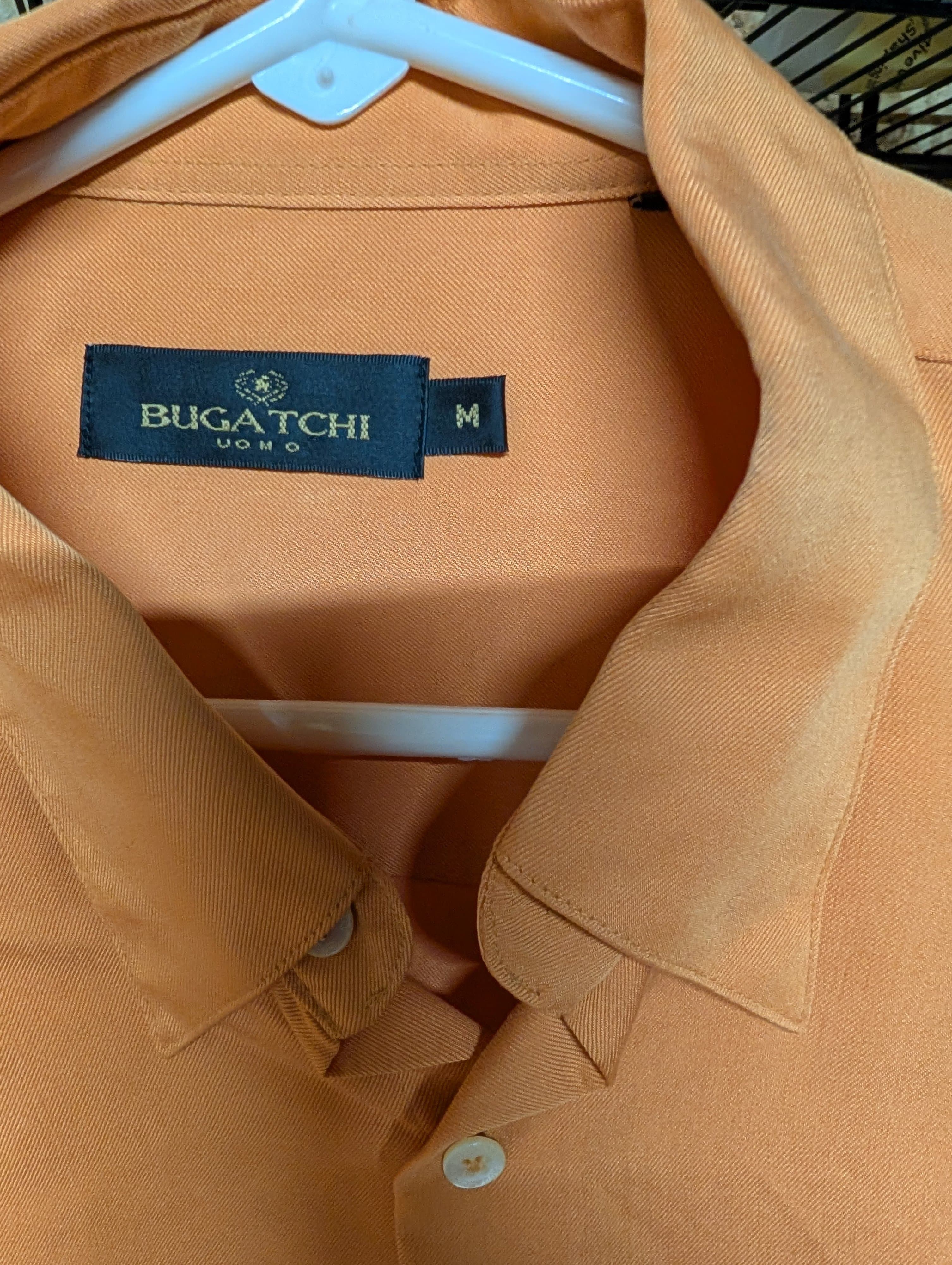 Bugatchi Uomo Men's Long Sleeve Shirt Medium - Thumbnail 4