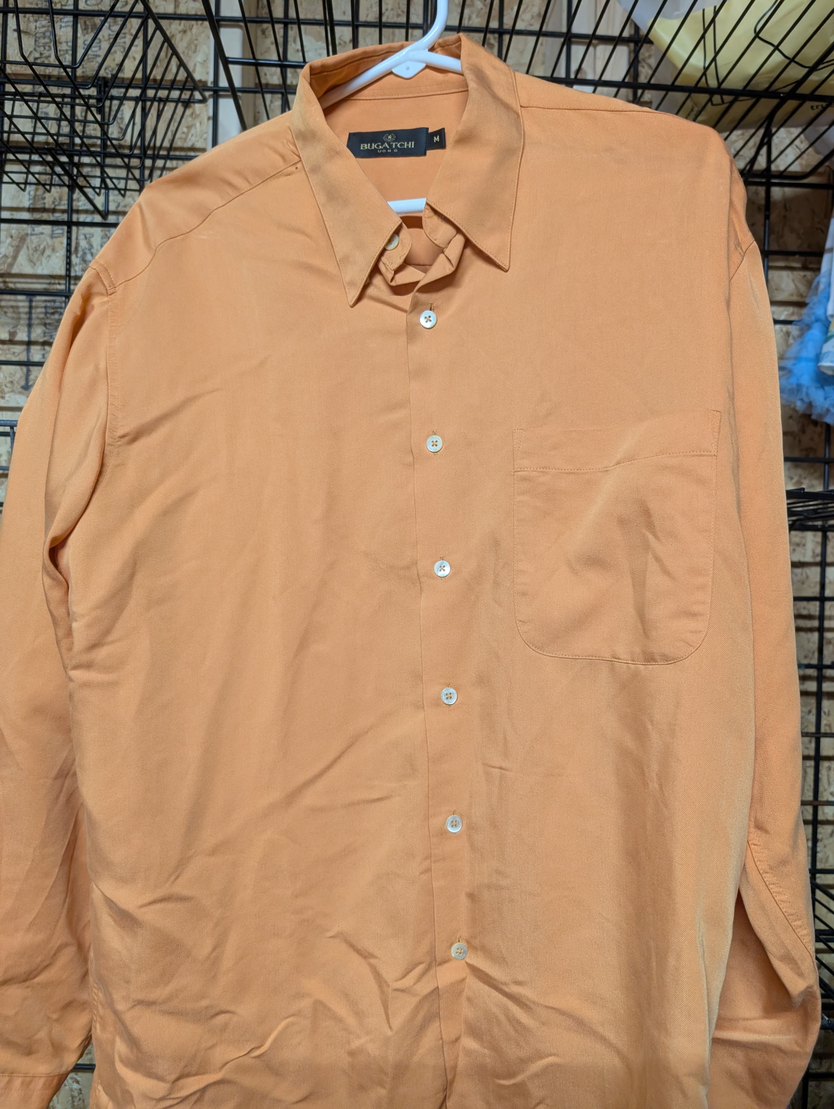 Bugatchi Uomo Men's Long Sleeve Shirt Medium - Thumbnail 2
