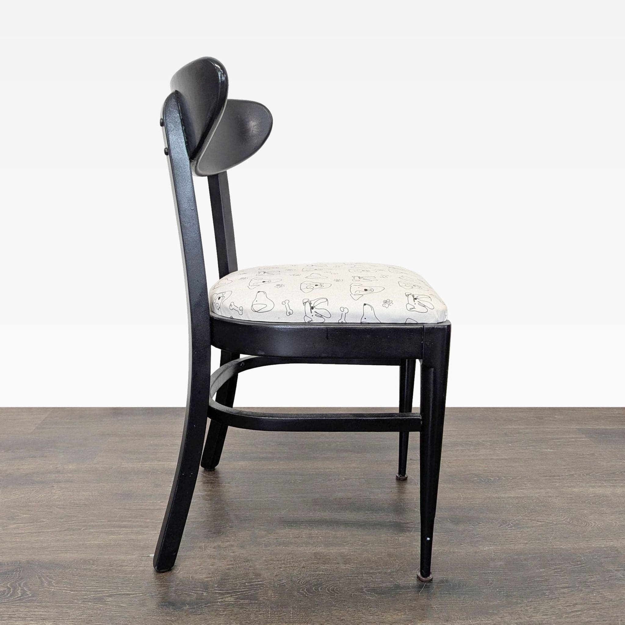 Painted Wood Dining Chair - Thumbnail 2