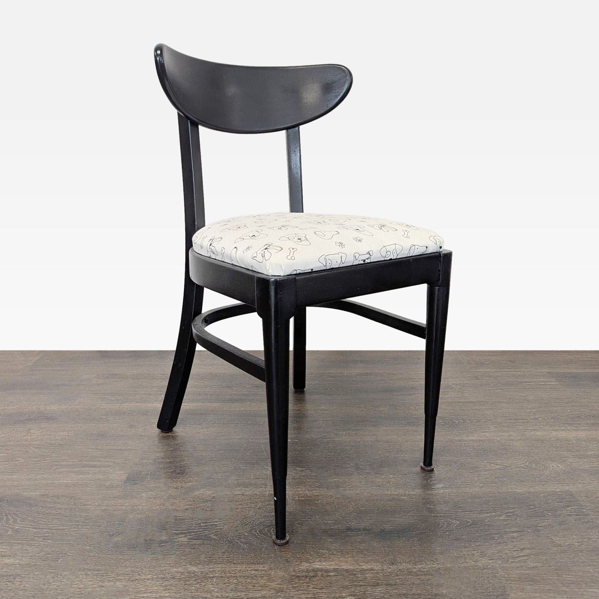 Painted Wood Dining Chair - Thumbnail 3