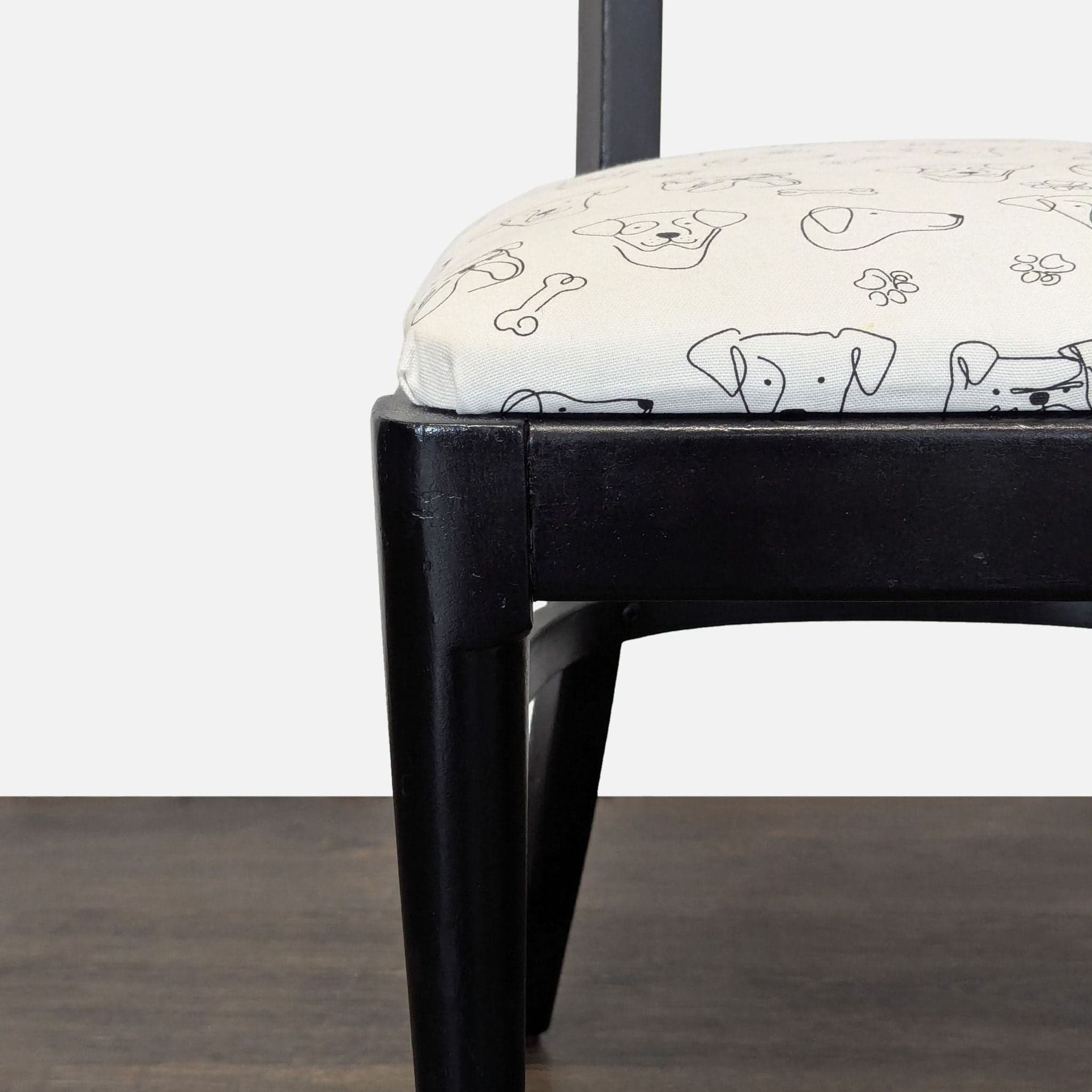 Painted Wood Dining Chair - Thumbnail 5