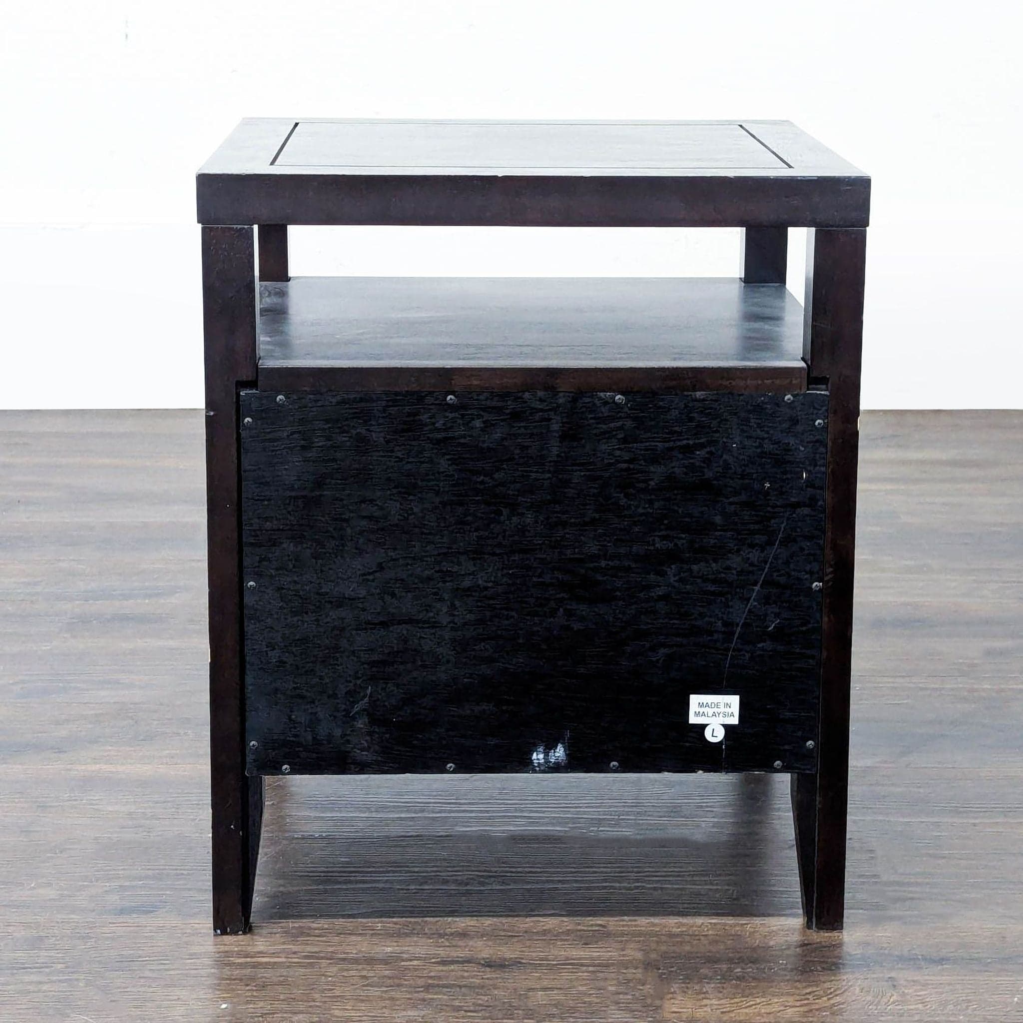 Two Drawer Nightstand with Open Shelf - Thumbnail 5