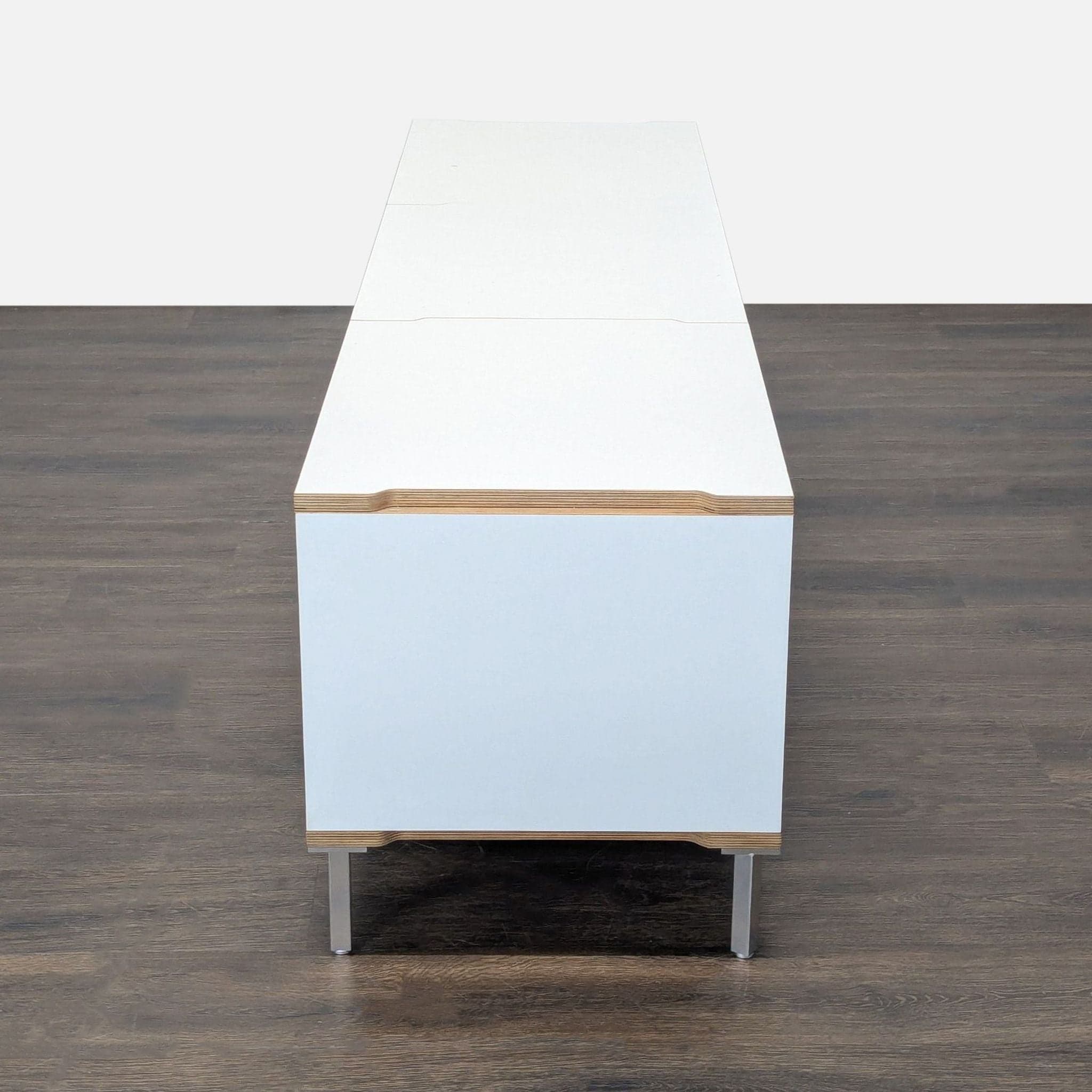 Scandinavian Designs White Cabinet with Storage - Thumbnail 9