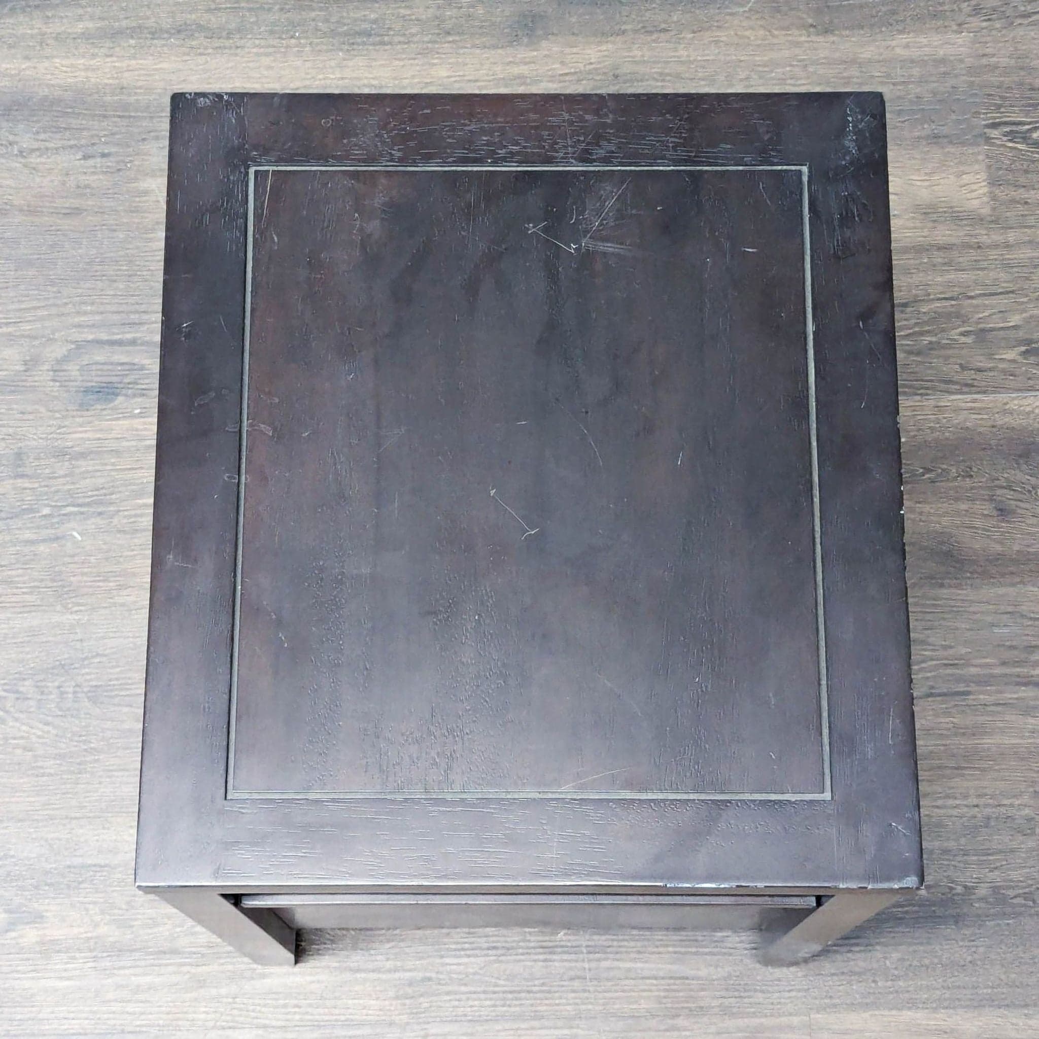 Two Drawer Nightstand with Open Shelf - Thumbnail 7