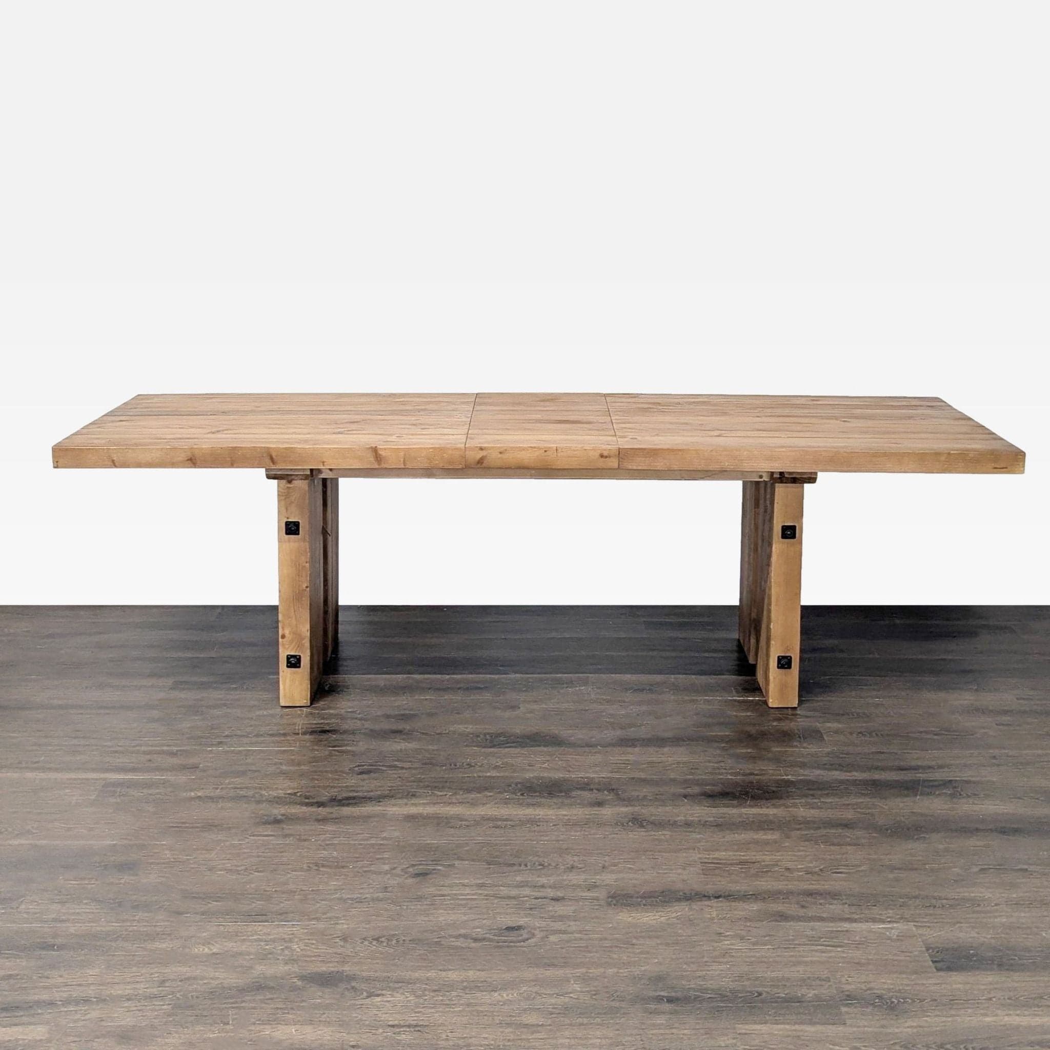 Pottery Barn Rustic Extendable Dining Table - Thumbnail 3